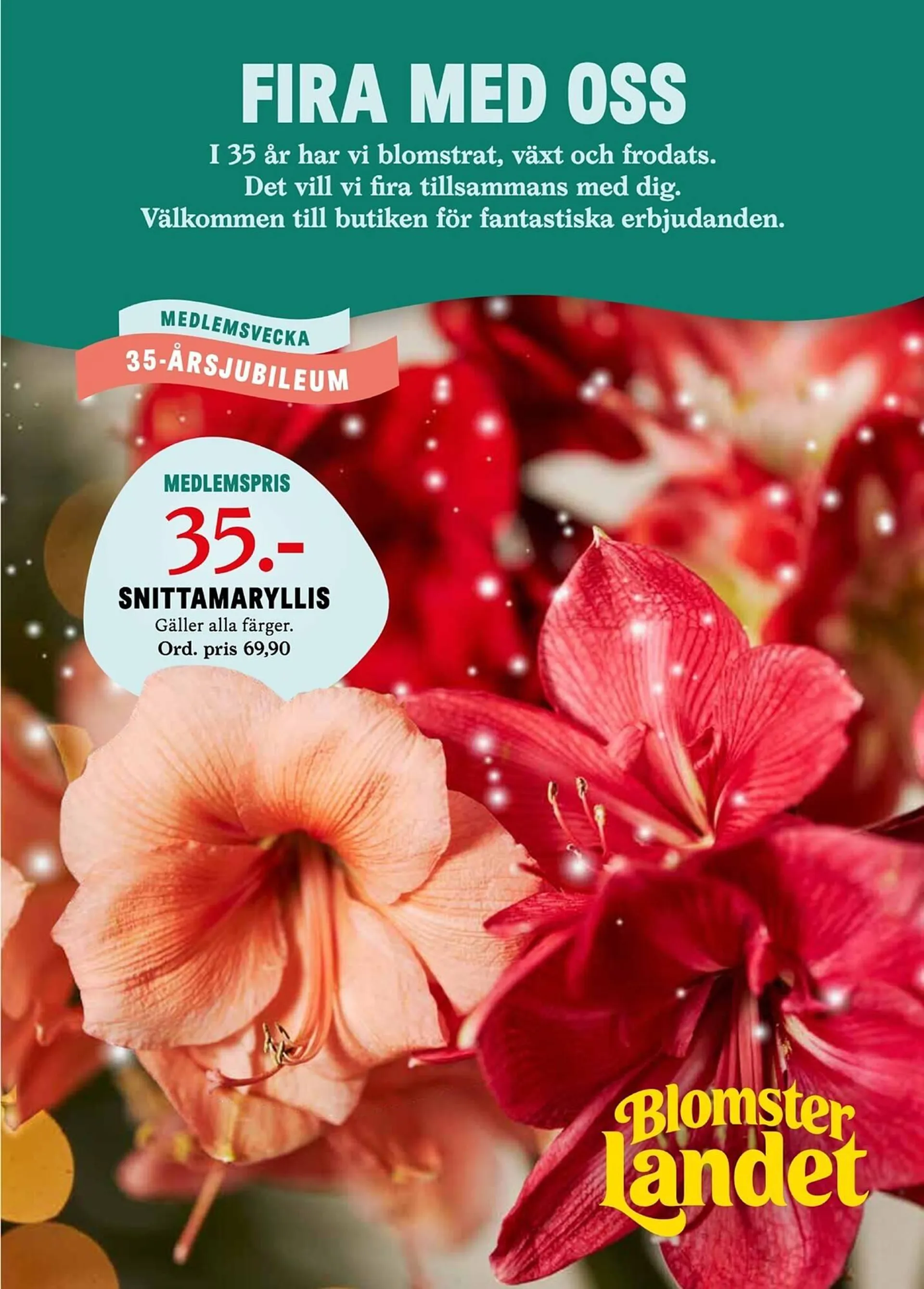 Blomsterlandet reklamblad - 1