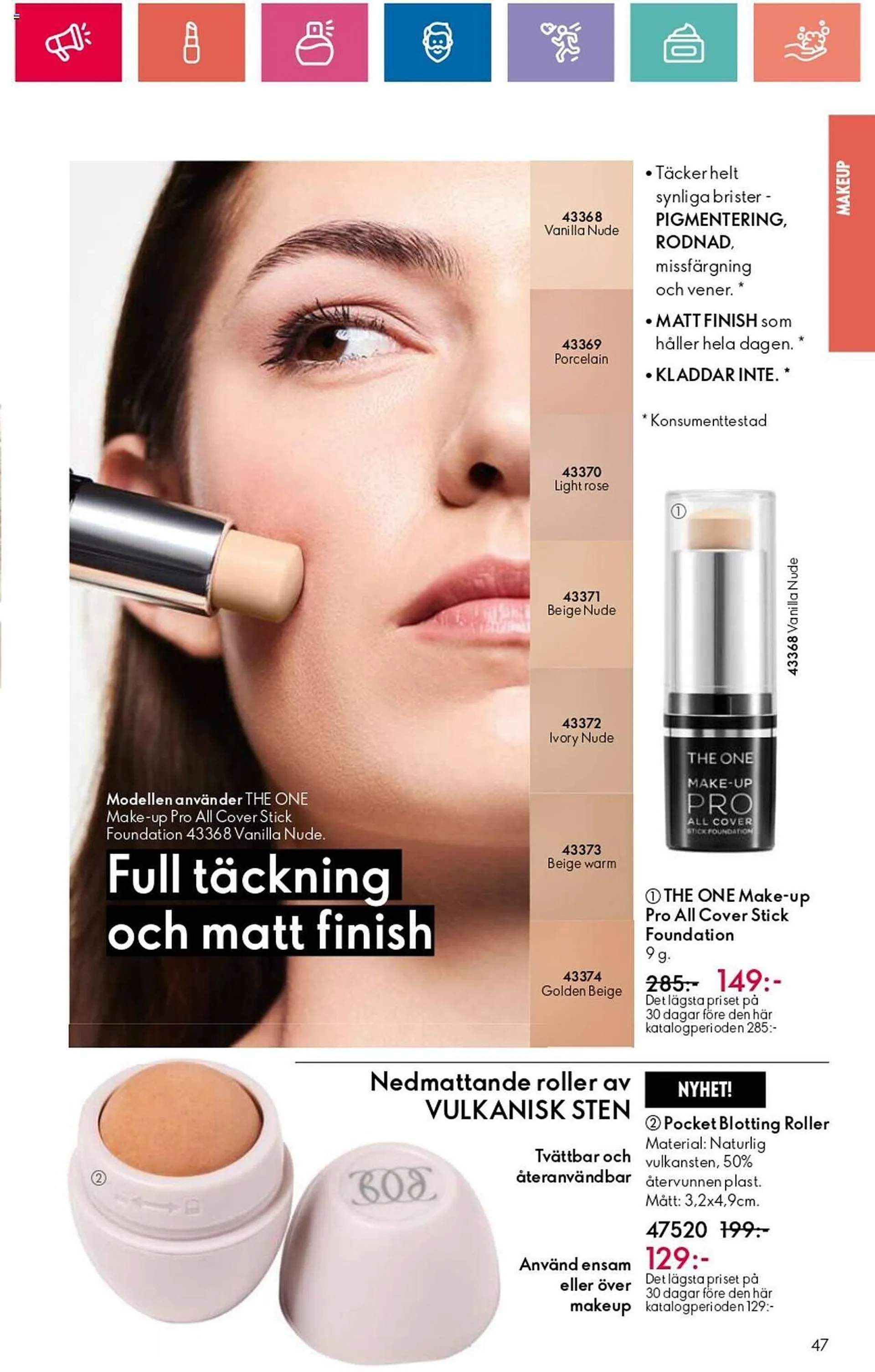 Oriflame reklamblad från 1 augusti till 21 augusti 2024 - Reklamblad sidor 47