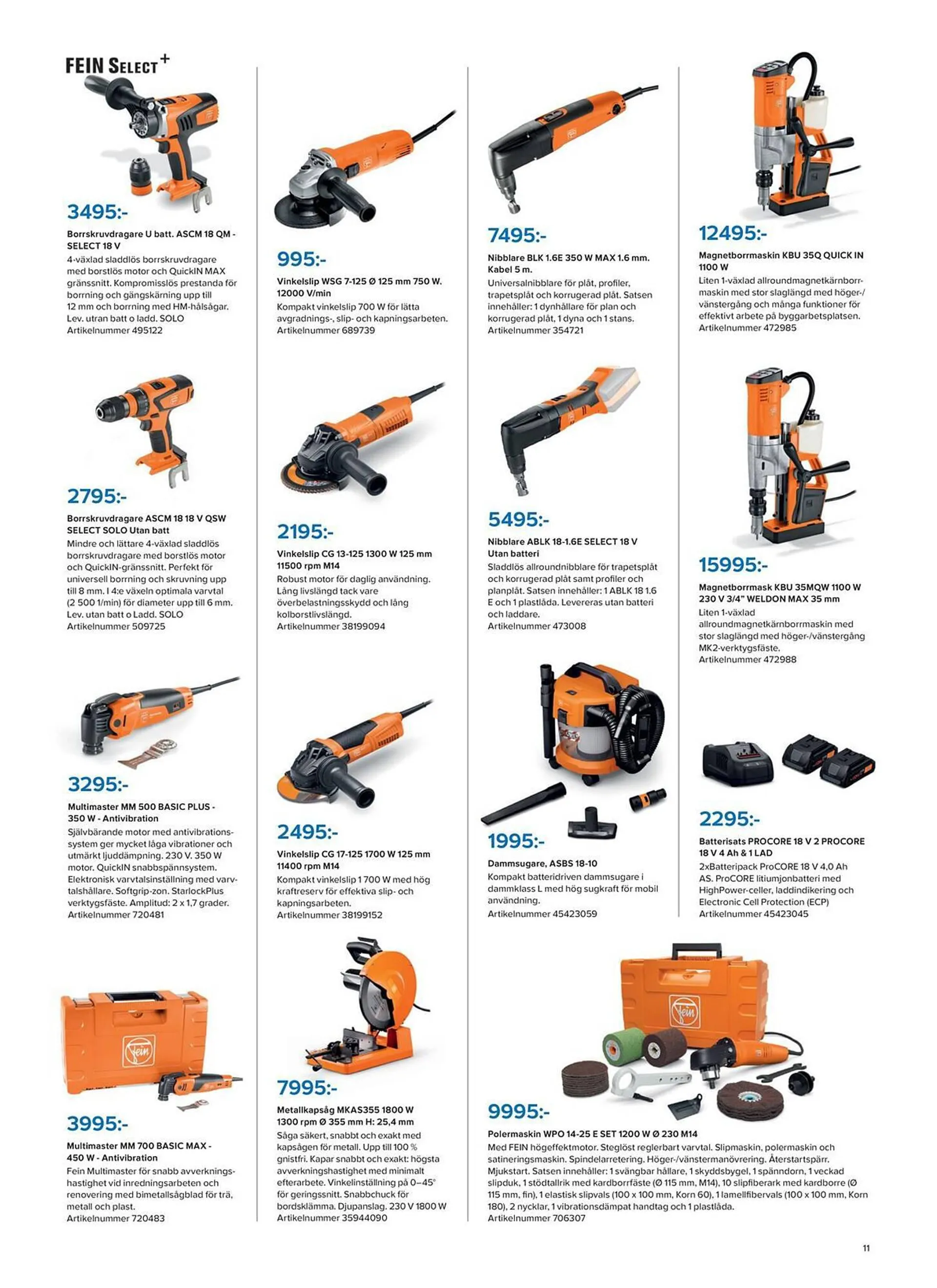 Ahlsell reklamblad från 8 februari till 29 februari 2024 - Reklamblad sidor 11