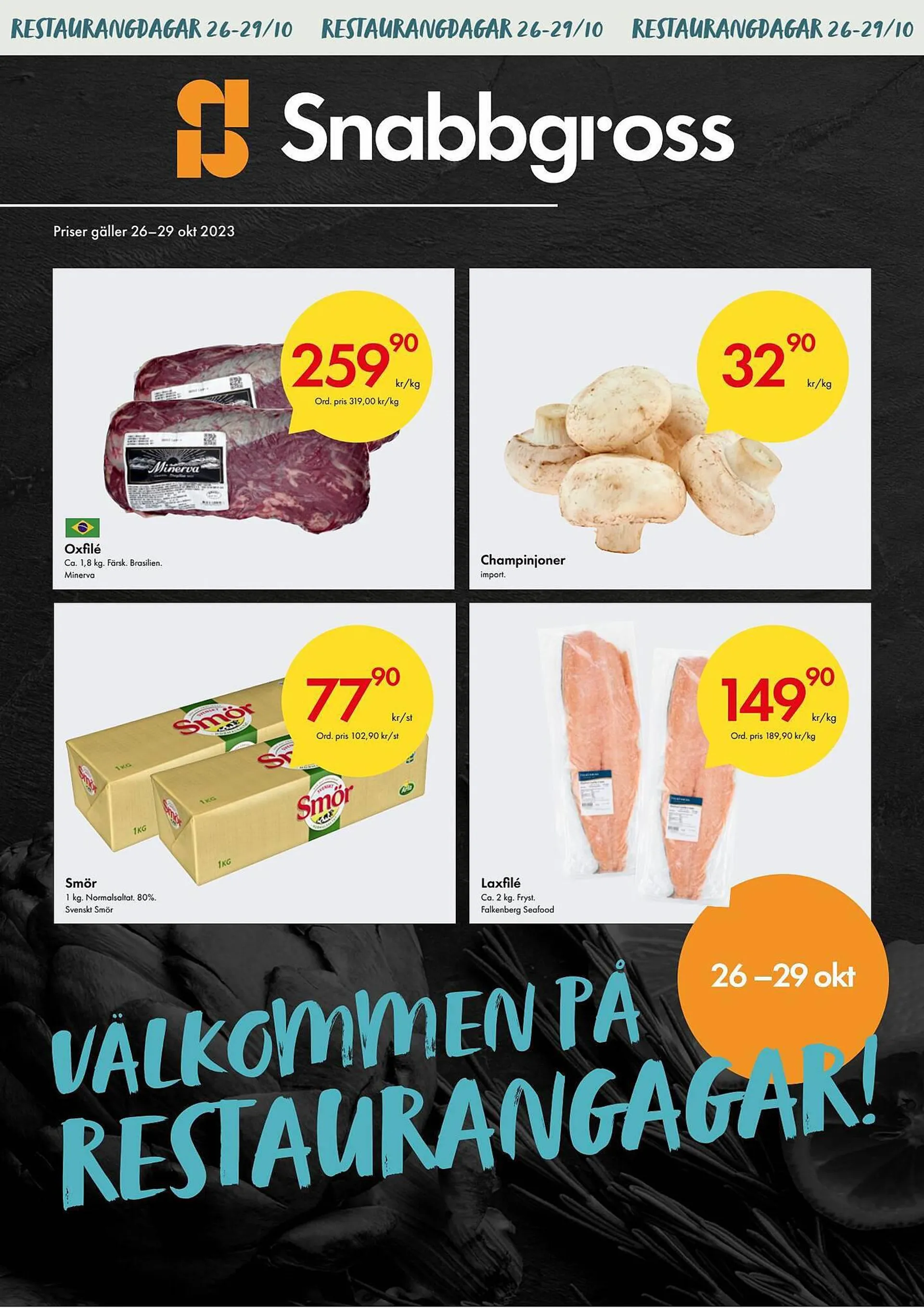 Snabbgross reklamblad - 1