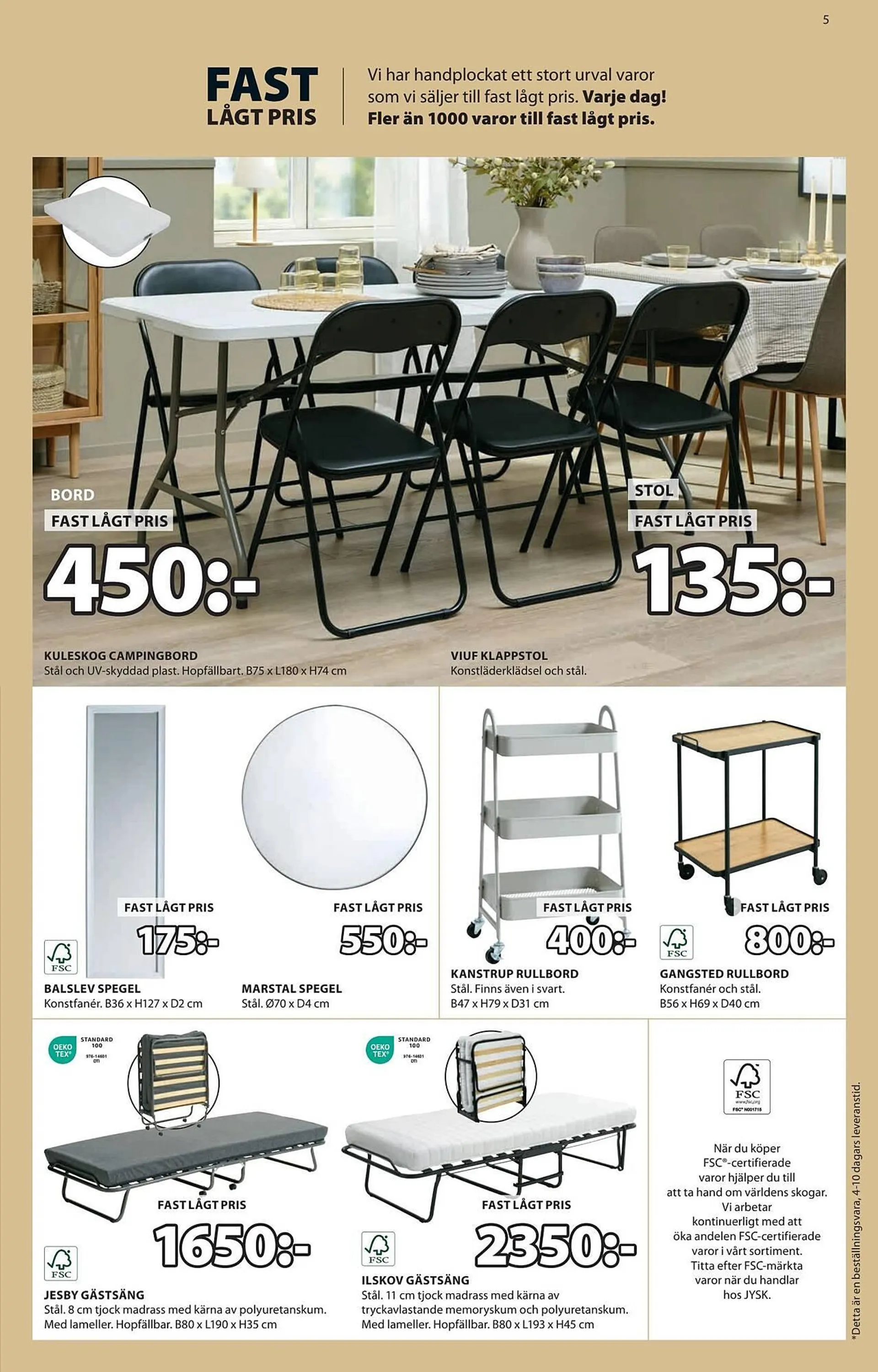 JYSK reklamblad från 5 januari till 19 januari 2025 - Reklamblad sidor 5