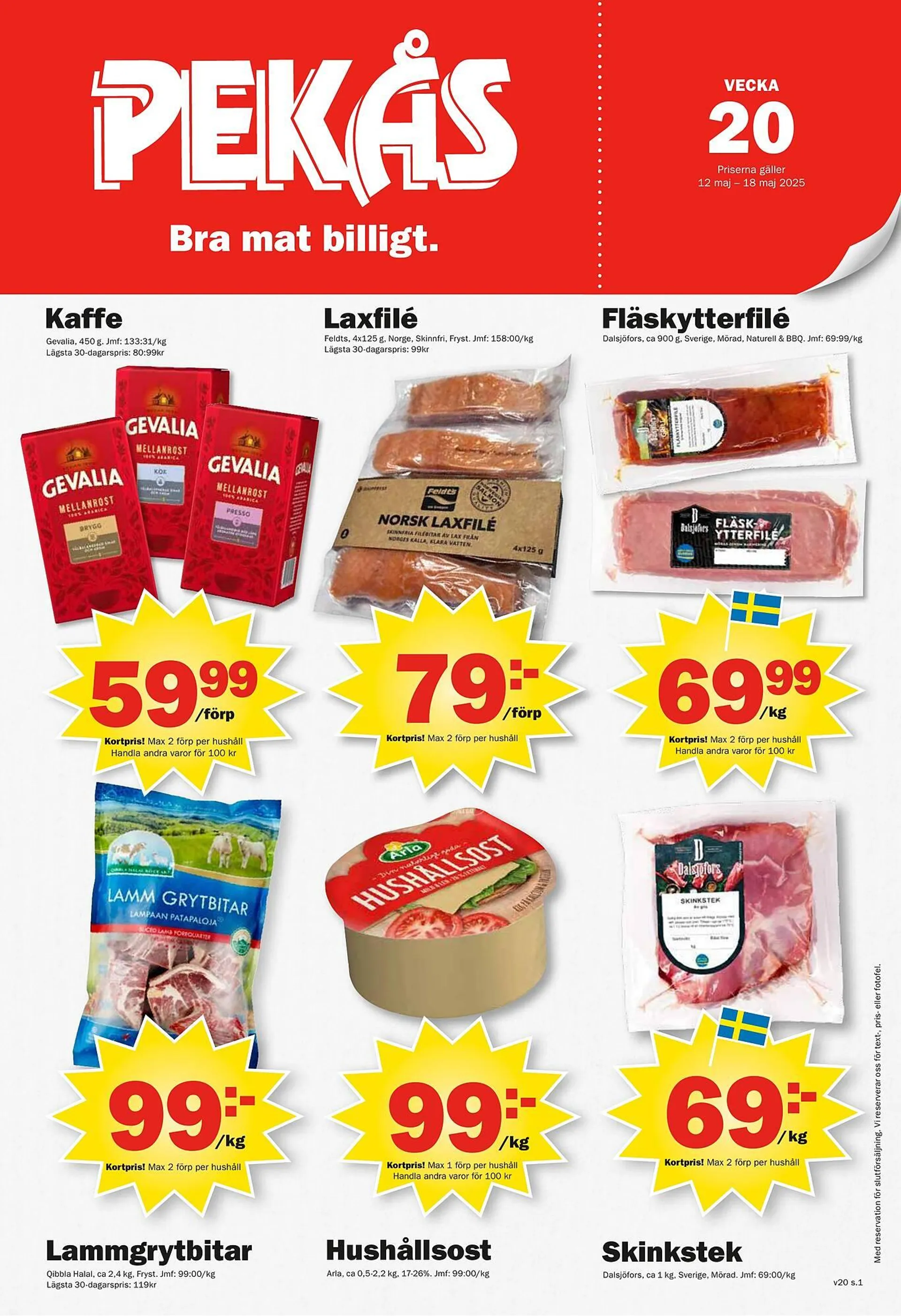 Pekås reklamblad - 1