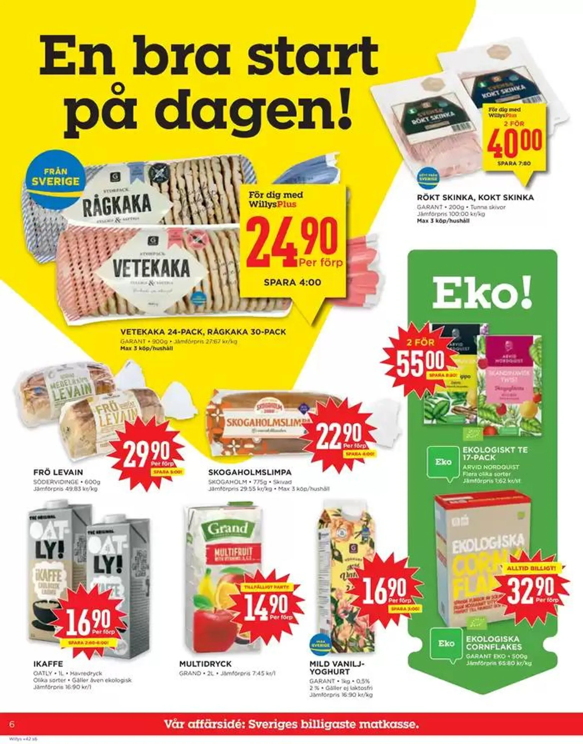 Våra bästa deals för dig från 14 oktober till 20 oktober 2024 - Reklamblad sidor 6