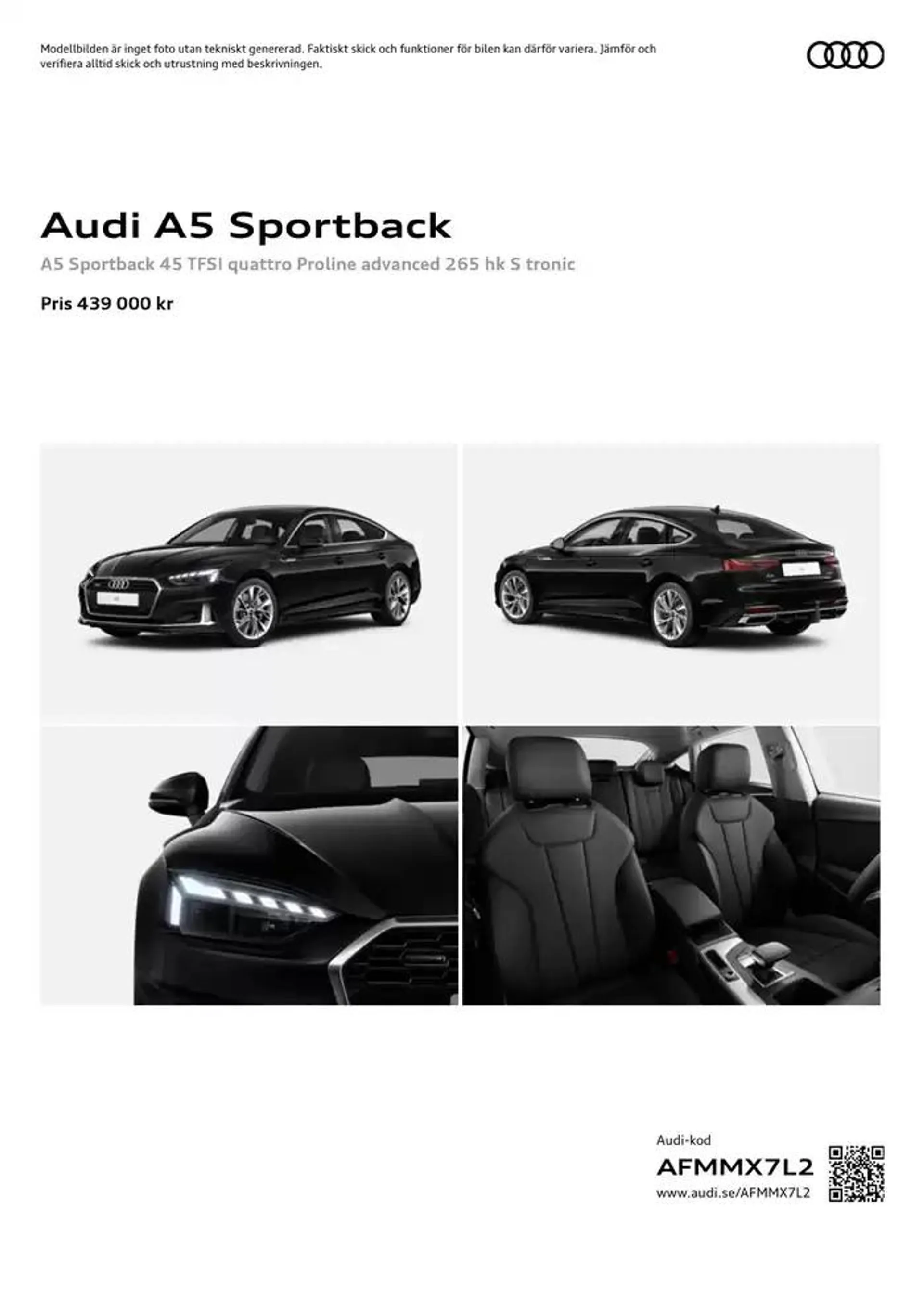 Audi A5 Sportback - 1