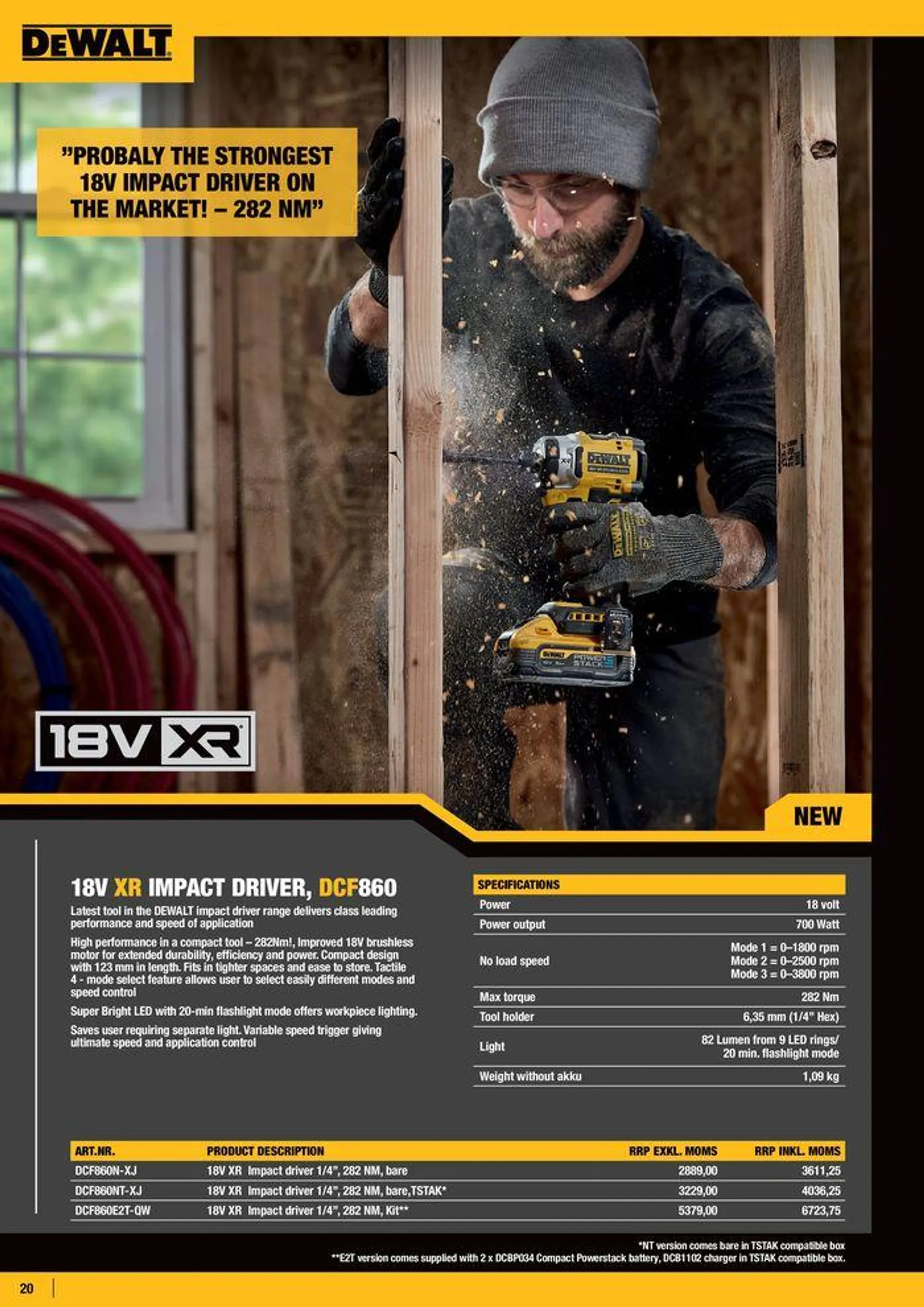 Dewalt reklamblad från 5 juni till 19 juni 2024 - Reklamblad sidor 20