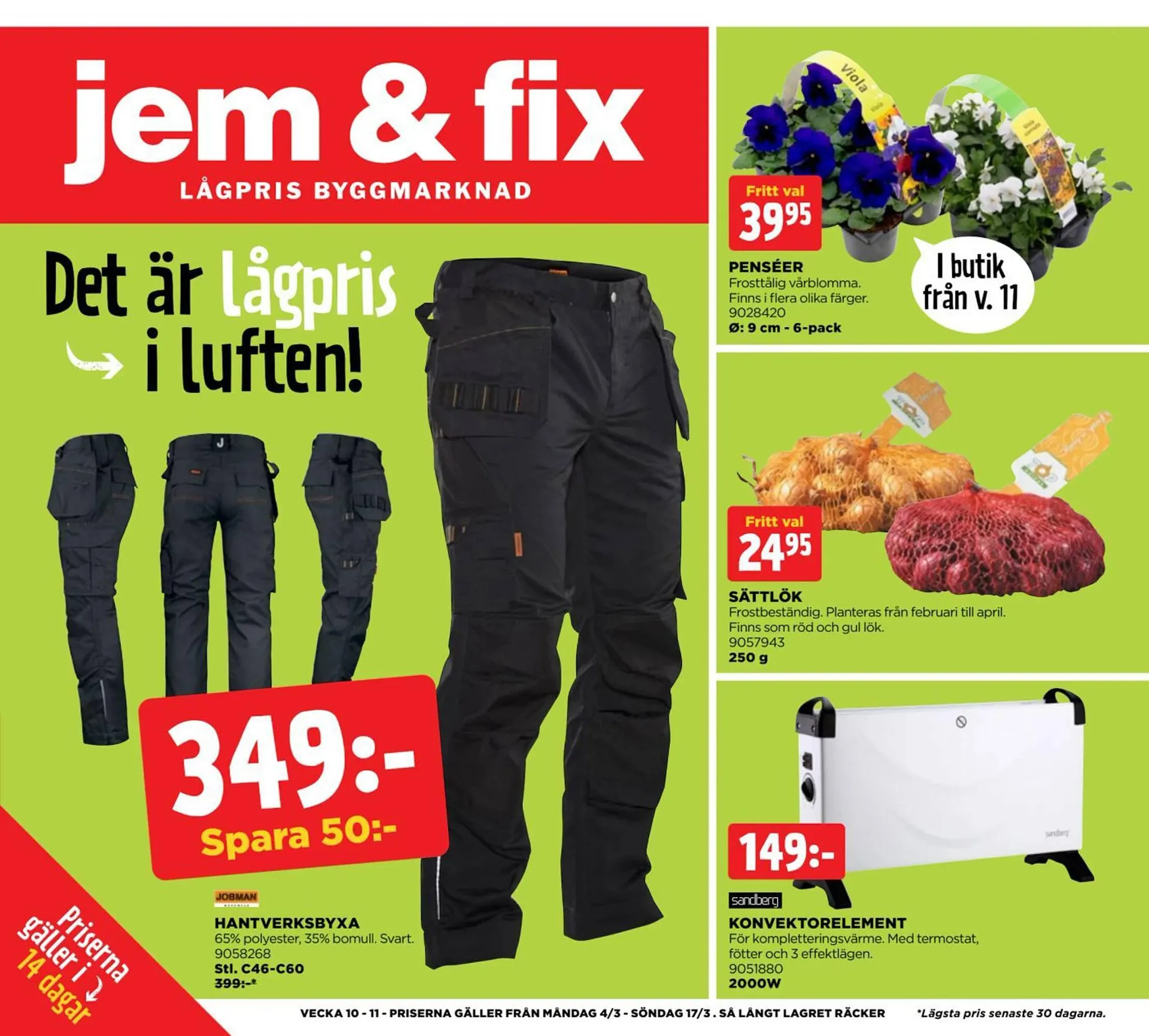 Jem&Fix reklamblad från 3 mars till 17 mars 2024 - Reklamblad sidor 