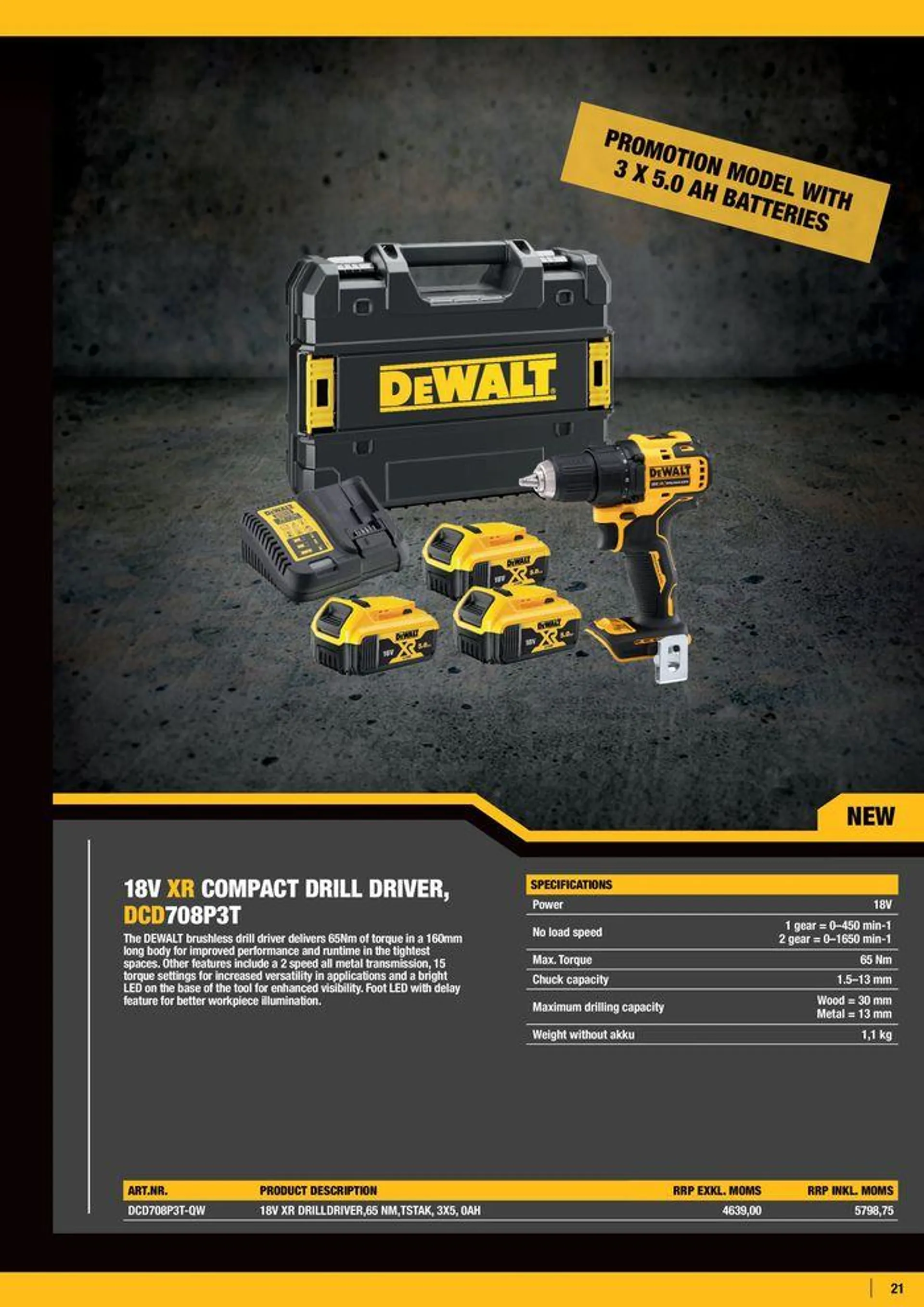 Dewalt reklamblad från 5 juni till 19 juni 2024 - Reklamblad sidor 21