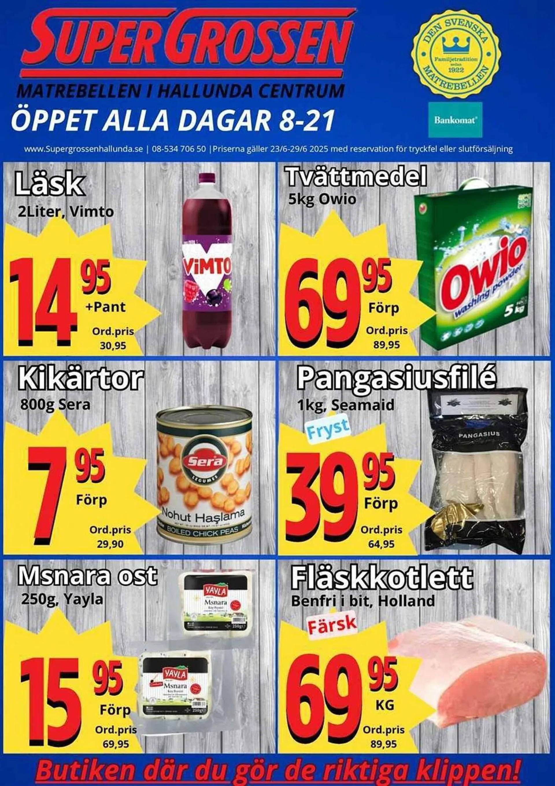 Supergrossen reklamblad - 1