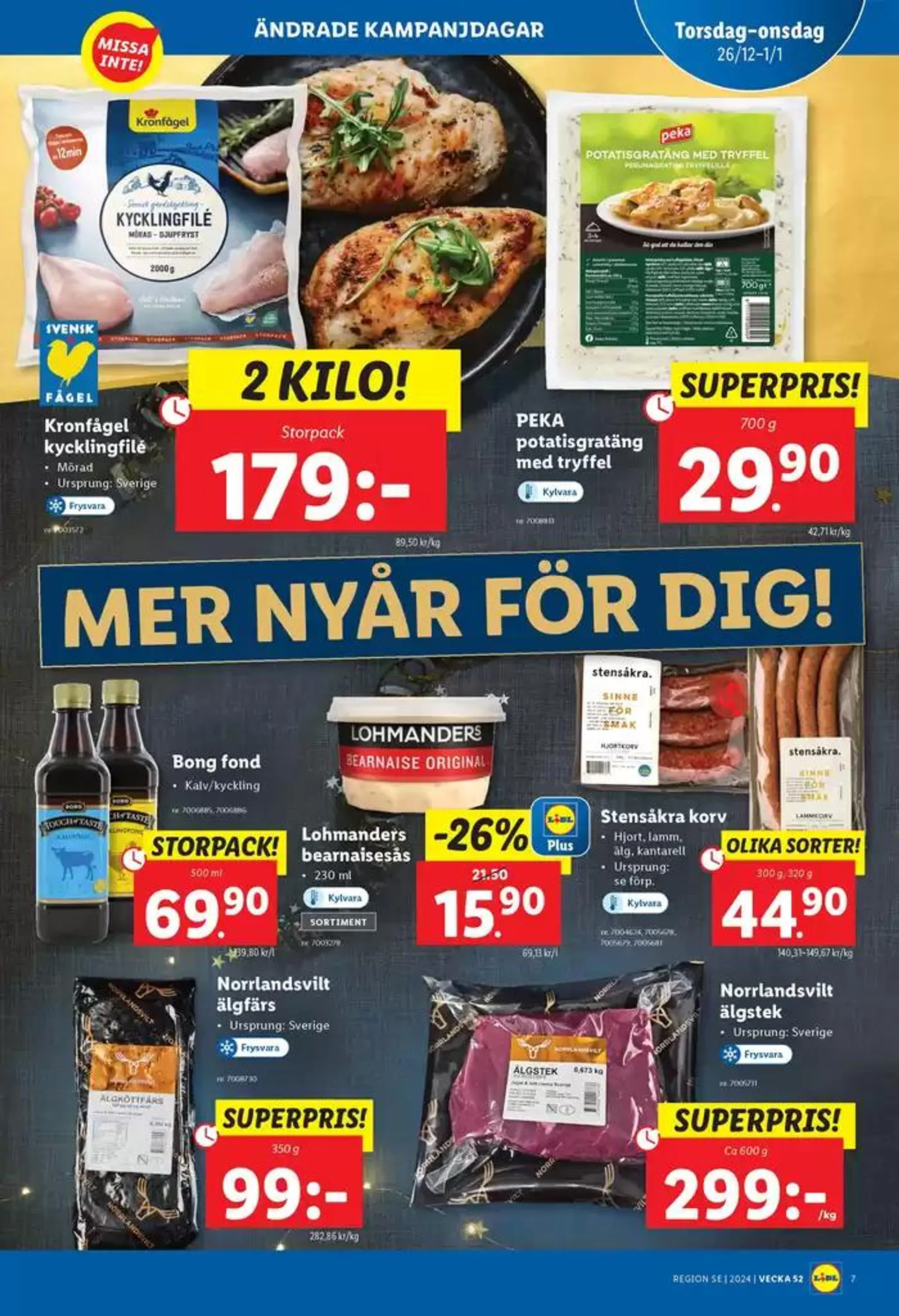 ERBJUDANDEN VECKA 1 från 26 december till 5 januari 2025 - Reklamblad sidor 8