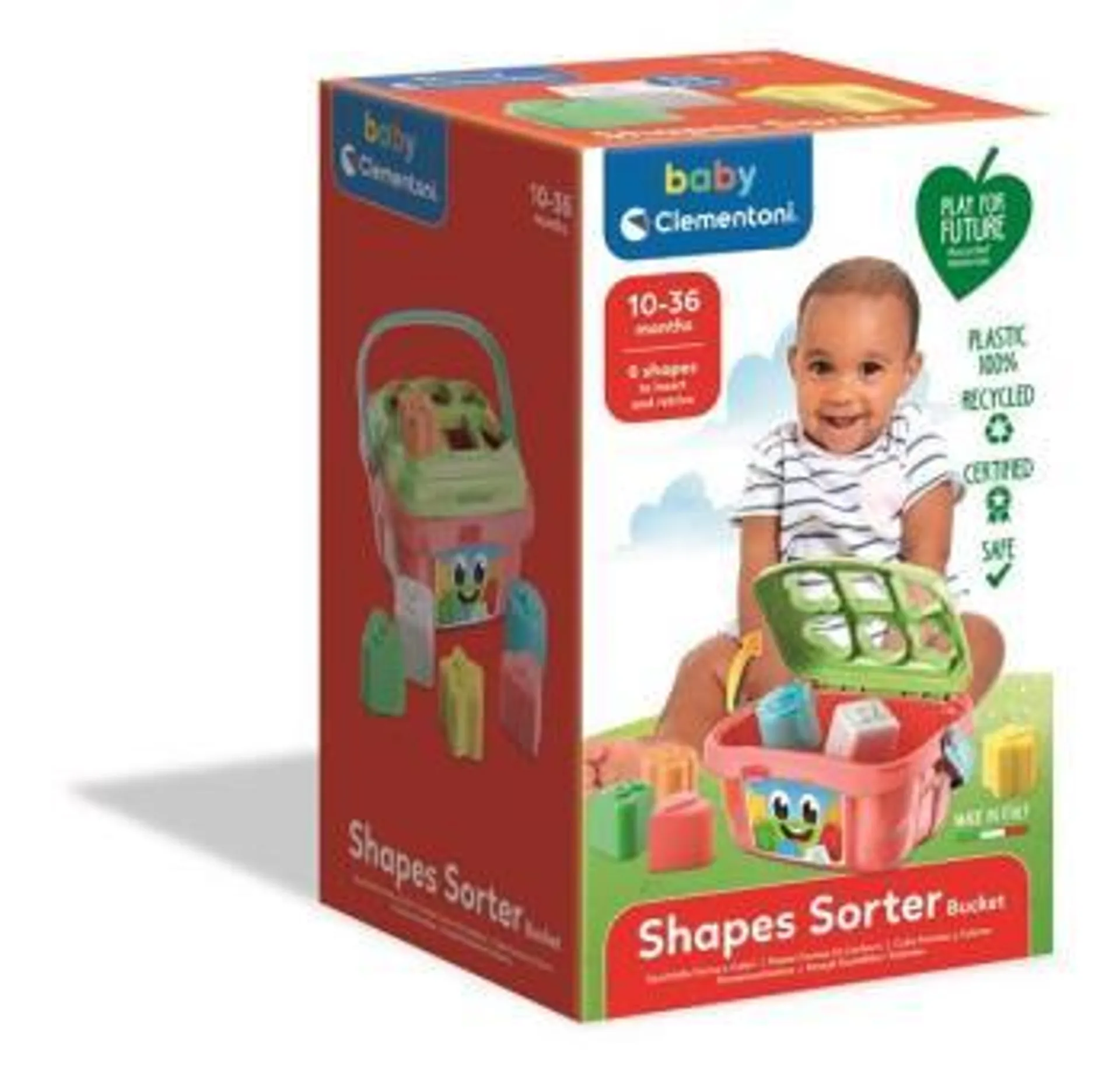 Shape Sorter Bucket (100% Recycled)