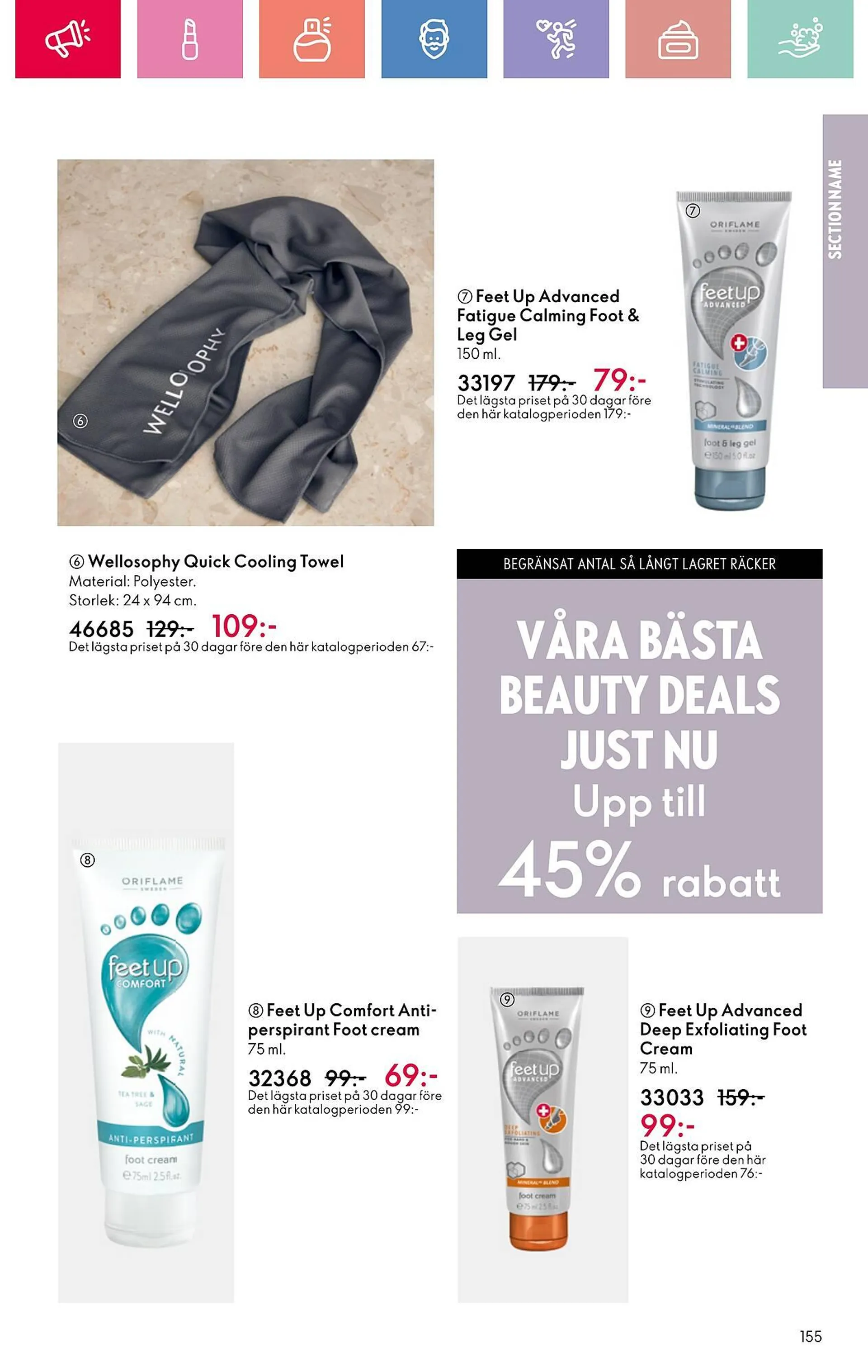 Oriflame reklamblad från 3 januari till 22 januari 2025 - Reklamblad sidor 155