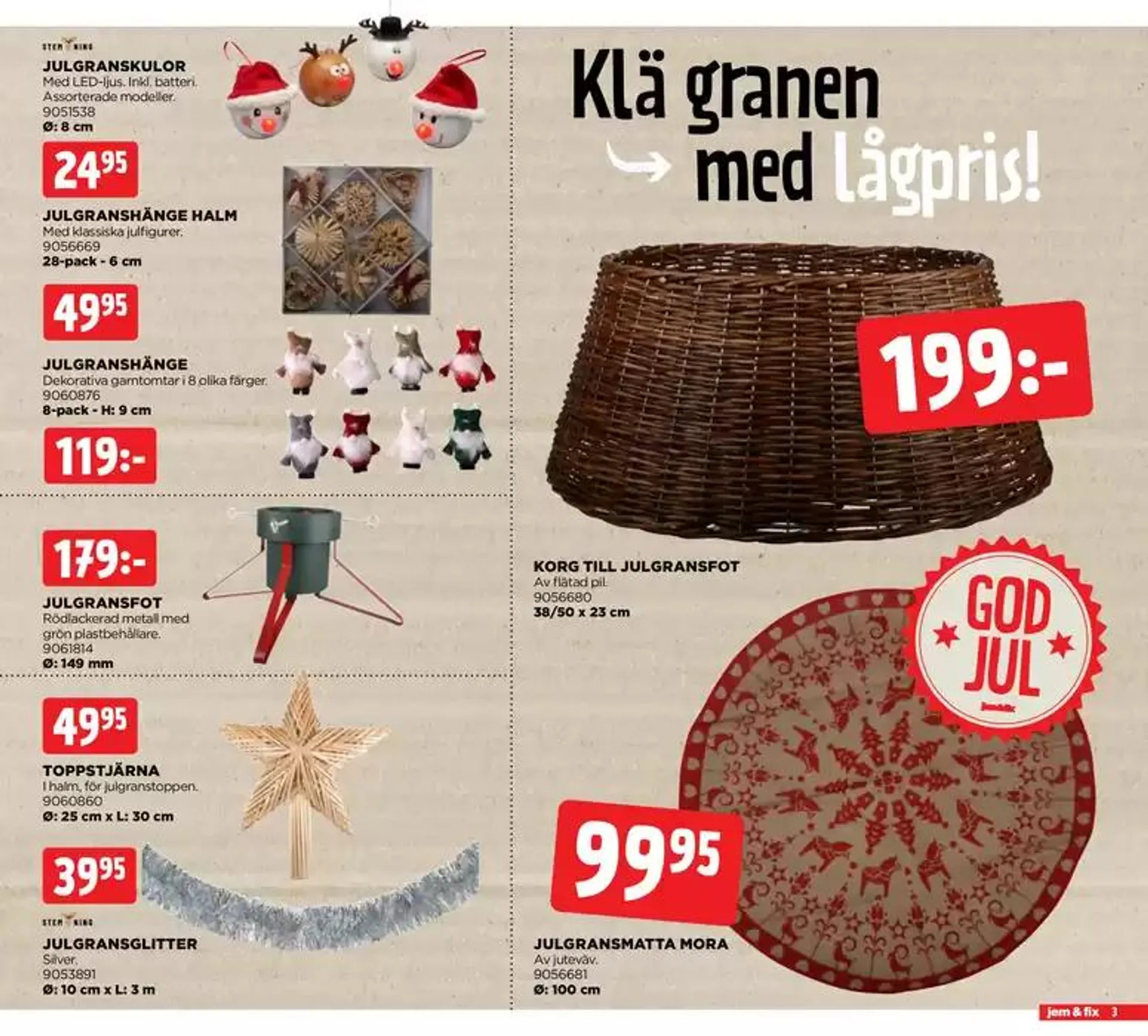 Jem&Fix reklamblad från 8 december till 22 december 2024 - Reklamblad sidor 3