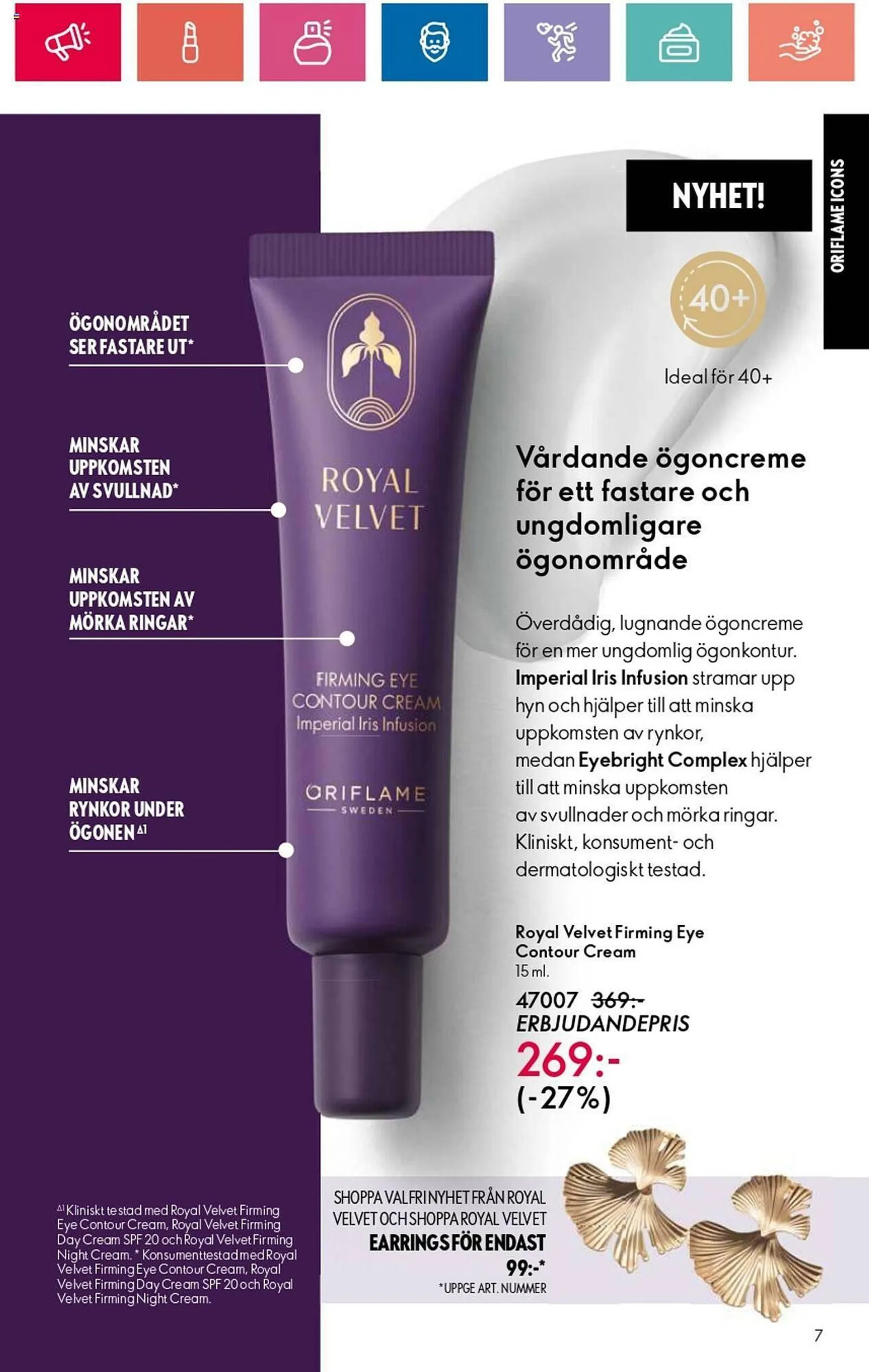 Oriflame reklamblad från 3 oktober till 23 oktober 2024 - Reklamblad sidor 7