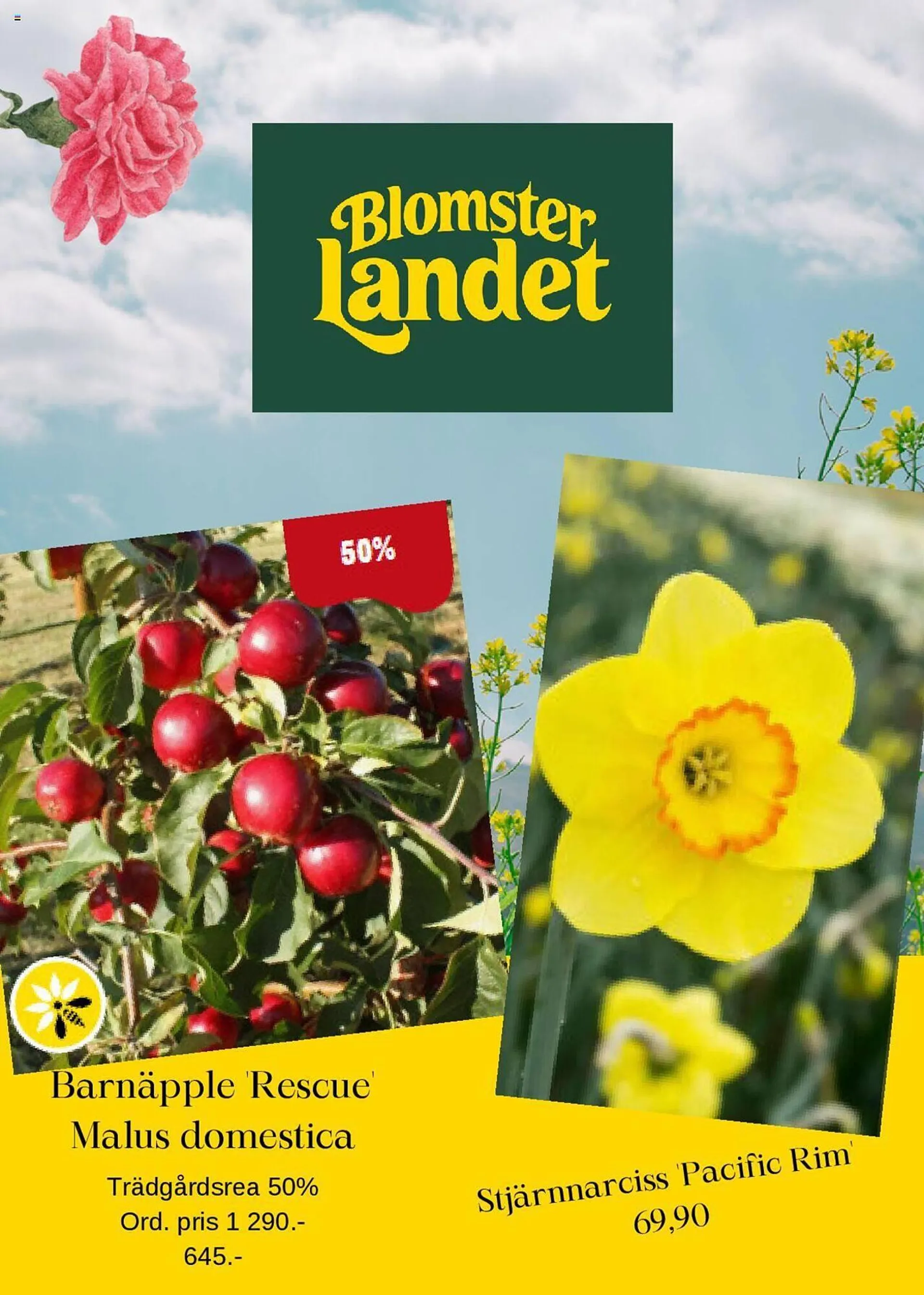 Blomsterlandet reklamblad - 1