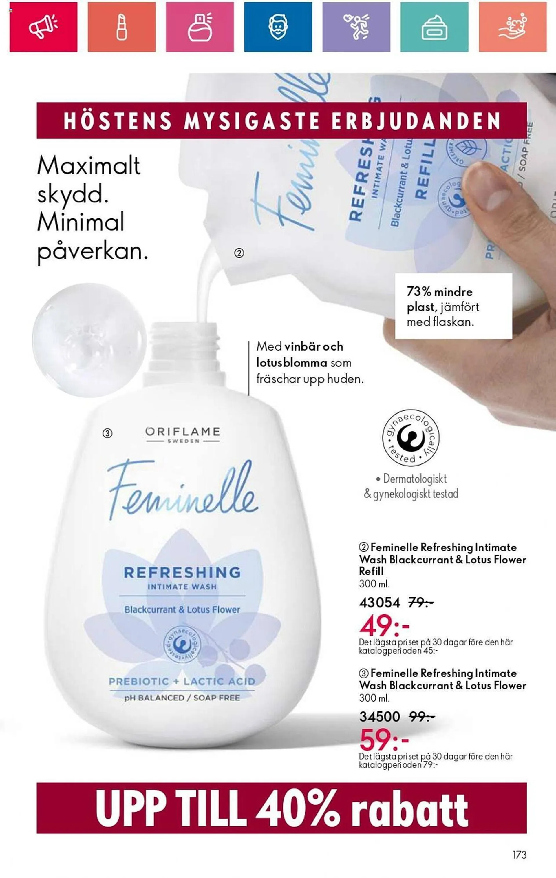 Oriflame reklamblad från 12 september till 2 oktober 2024 - Reklamblad sidor 173