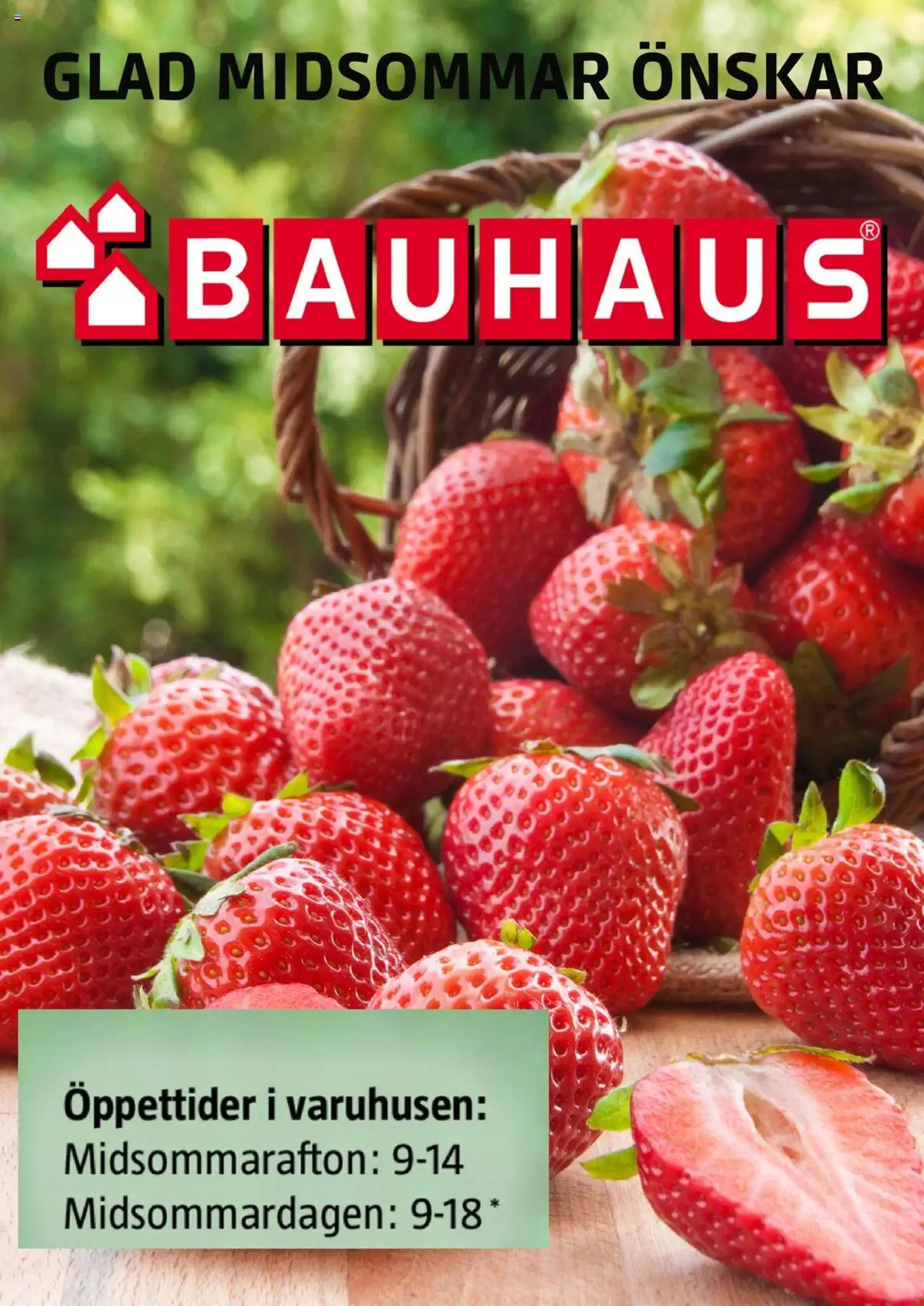 Bauhaus - erbjudanden från 17 juni till 23 juni 2024 - Reklamblad sidor 1