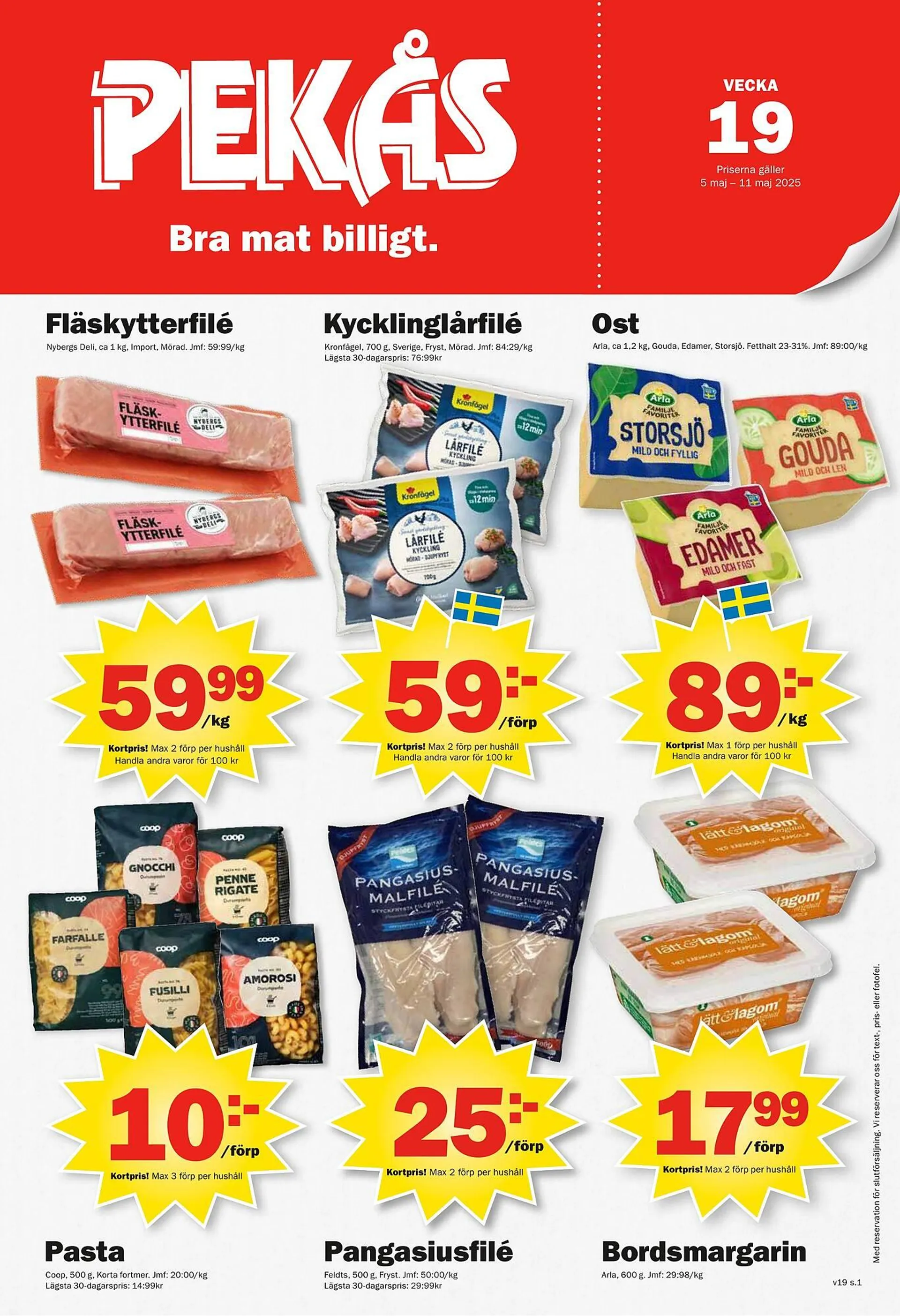 Pekås reklamblad - 1
