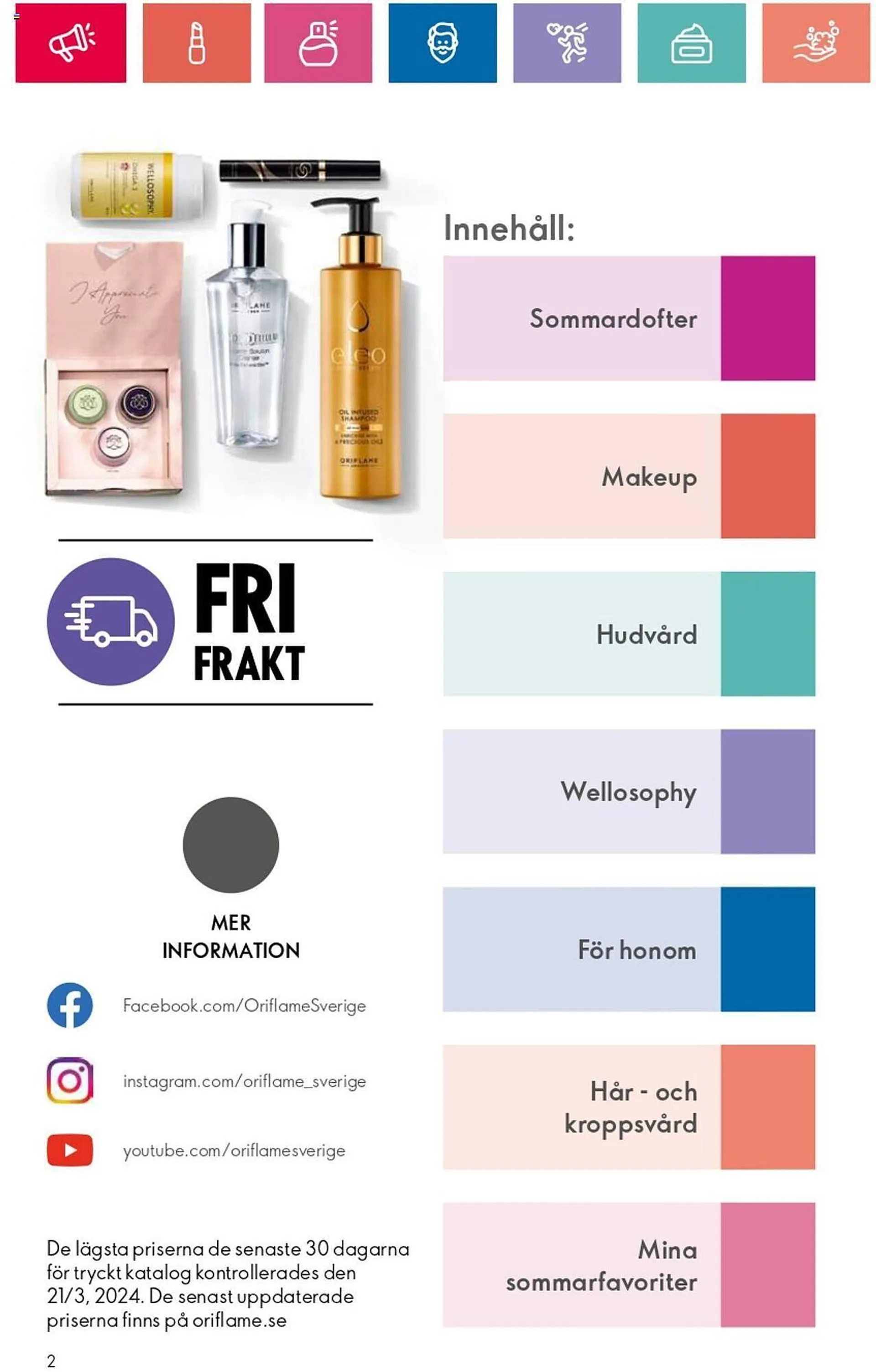 Oriflame reklamblad från 1 augusti till 21 augusti 2024 - Reklamblad sidor 12