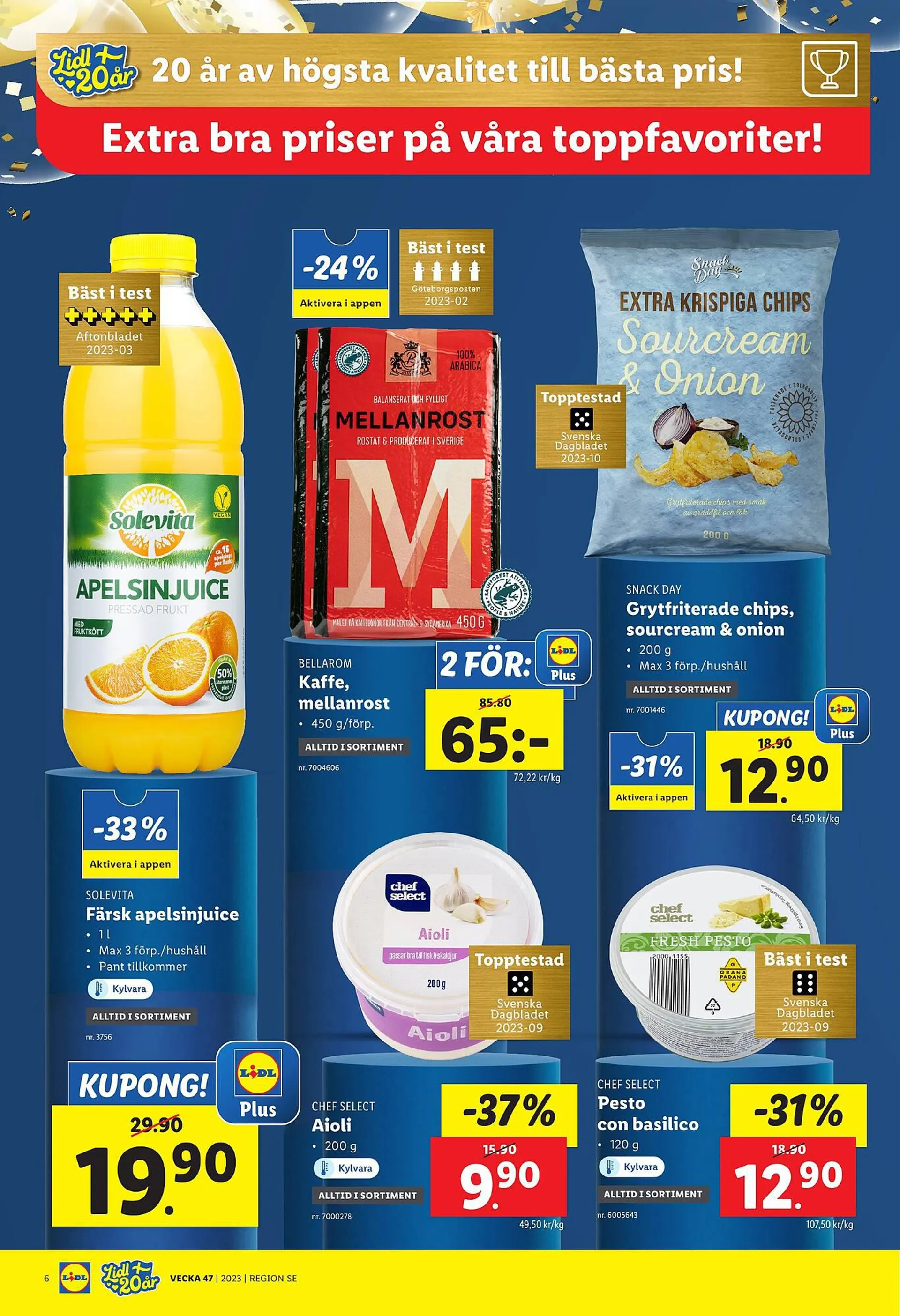 Lidl reklamblad från 20 november till 26 november 2023 - Reklamblad sidor 6