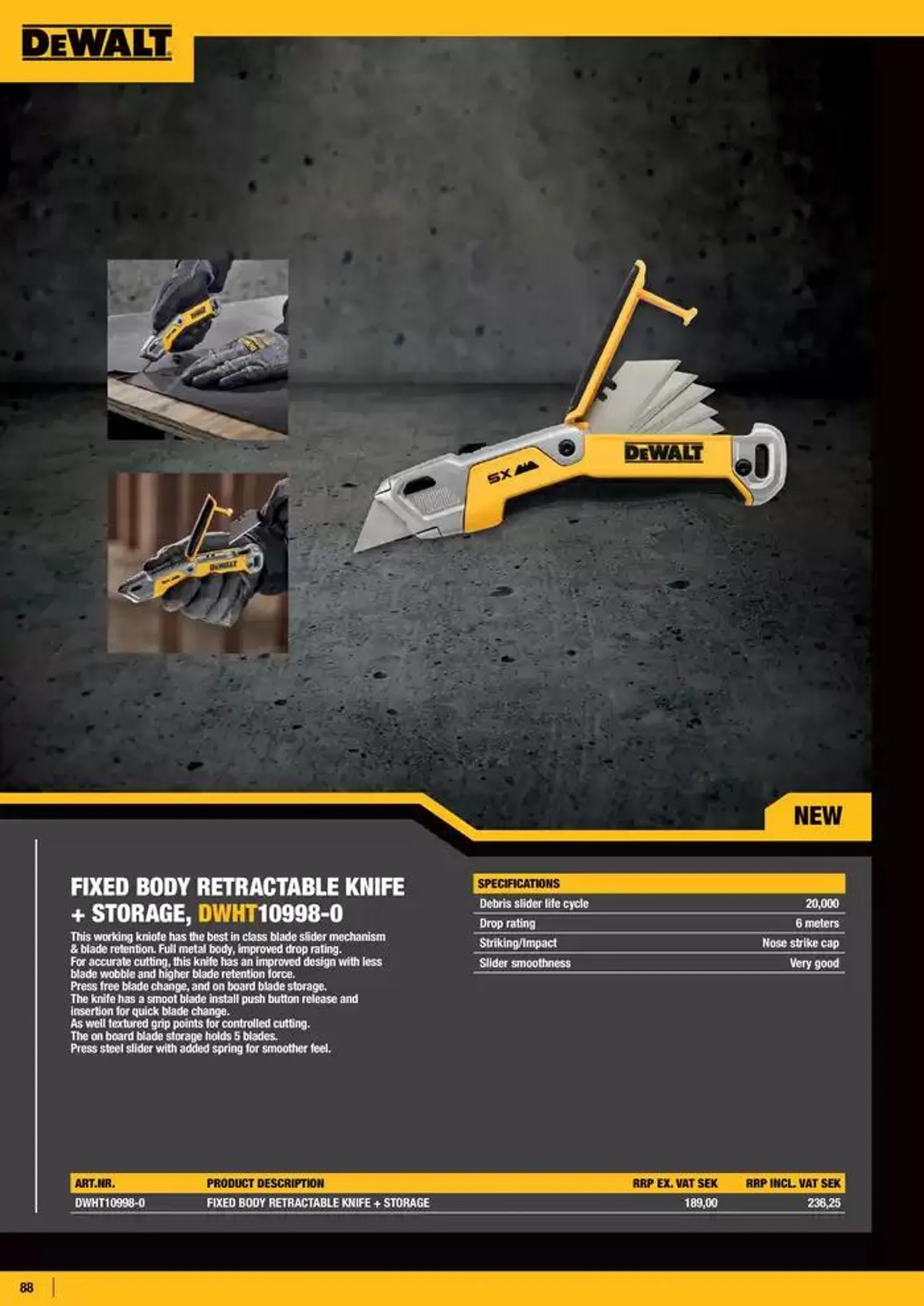 Dewalt reklamblad från 26 september till 10 oktober 2024 - Reklamblad sidor 88