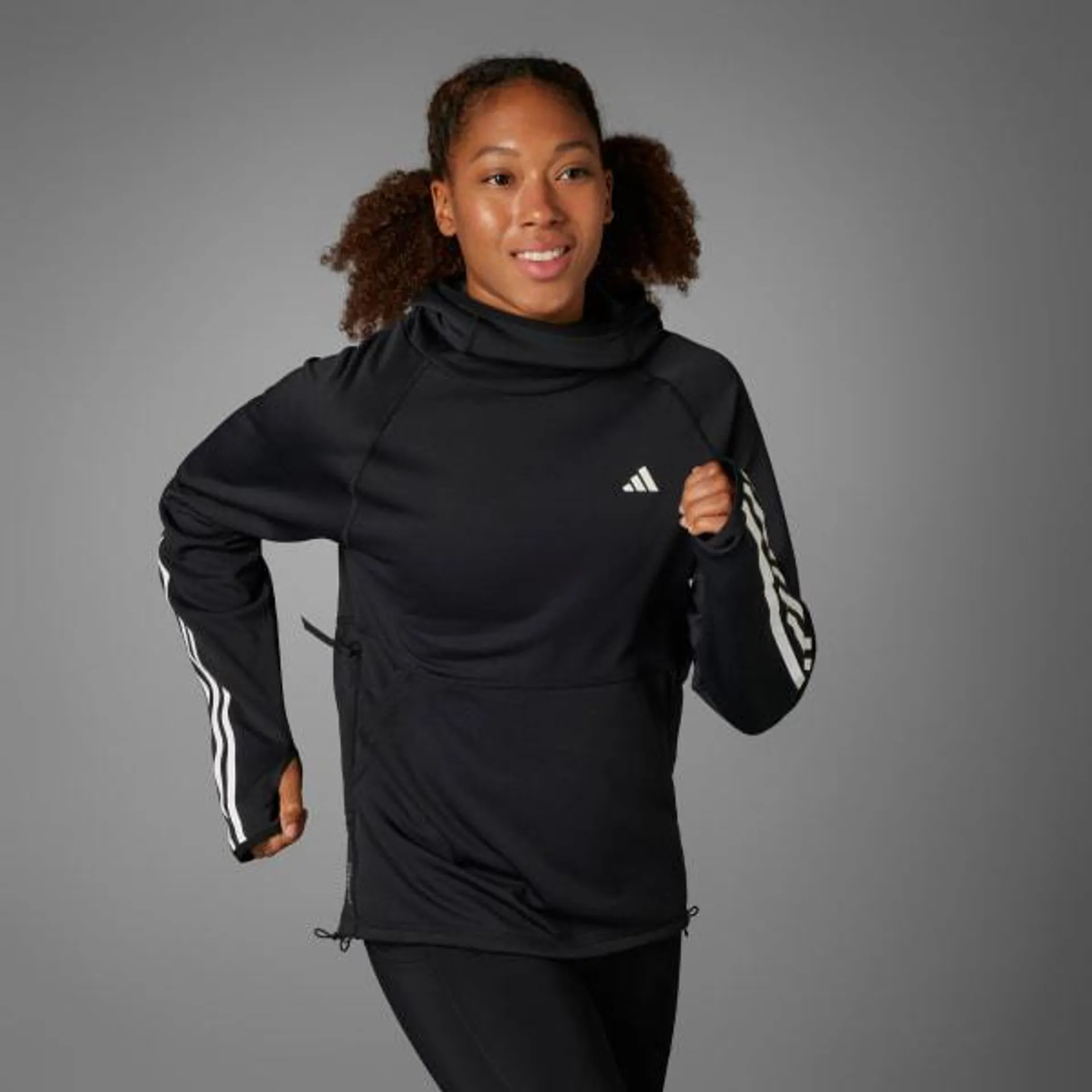 Own the Run 3-Stripes Hoodie