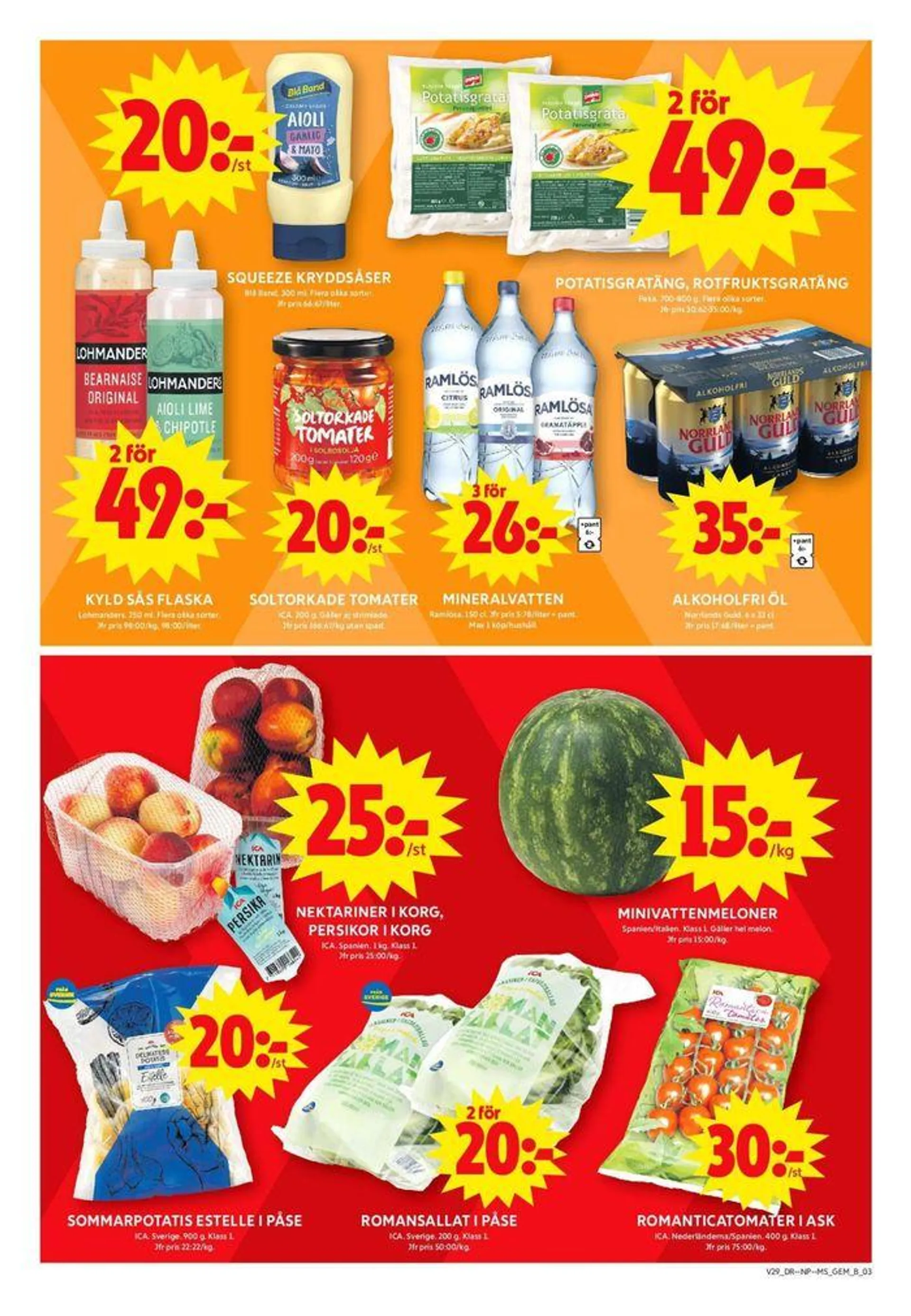 Aktuella deals och erbjudanden från 15 juli till 29 juli 2024 - Reklamblad sidor 3