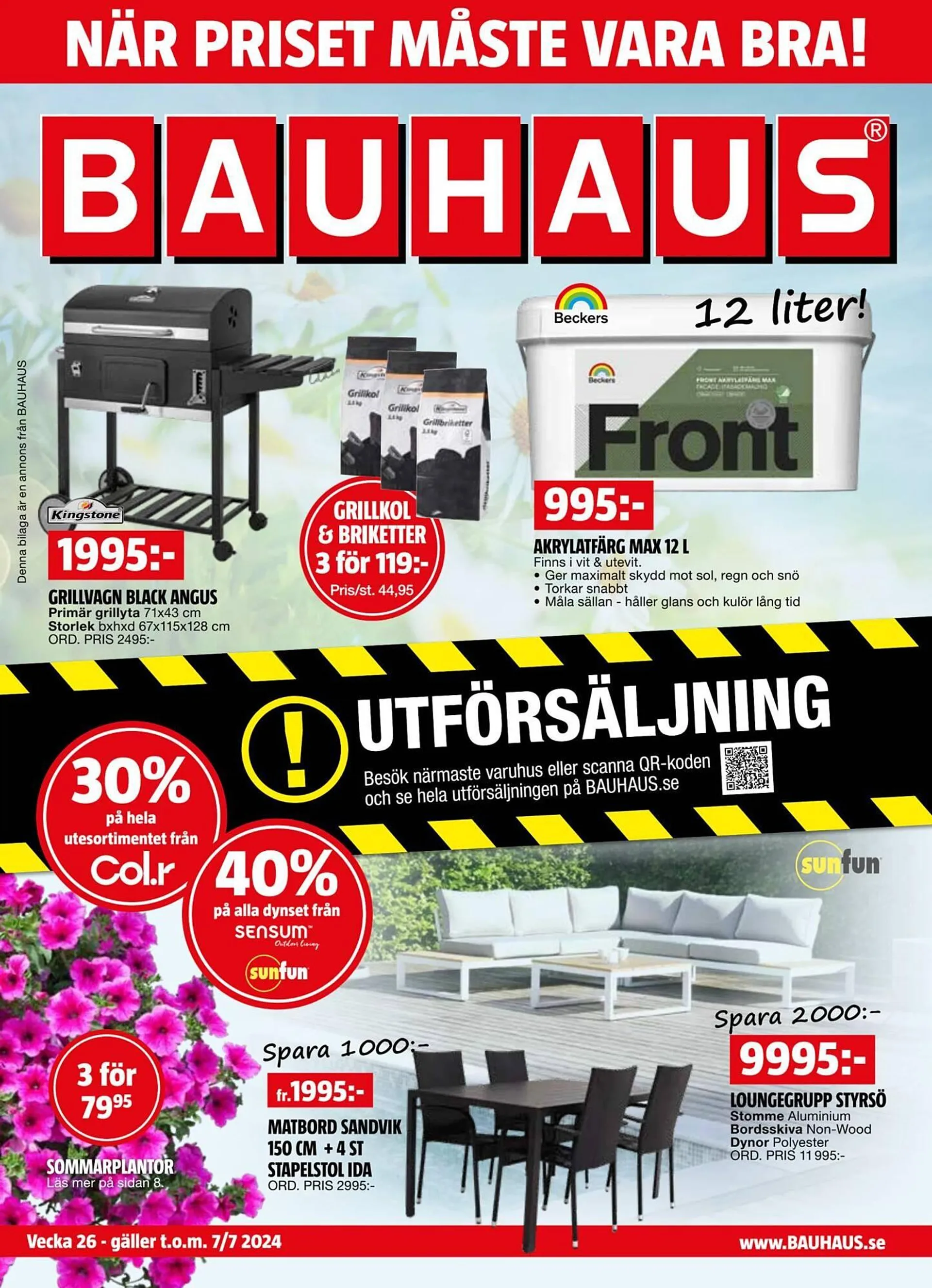 Bauhaus reklamblad - 1