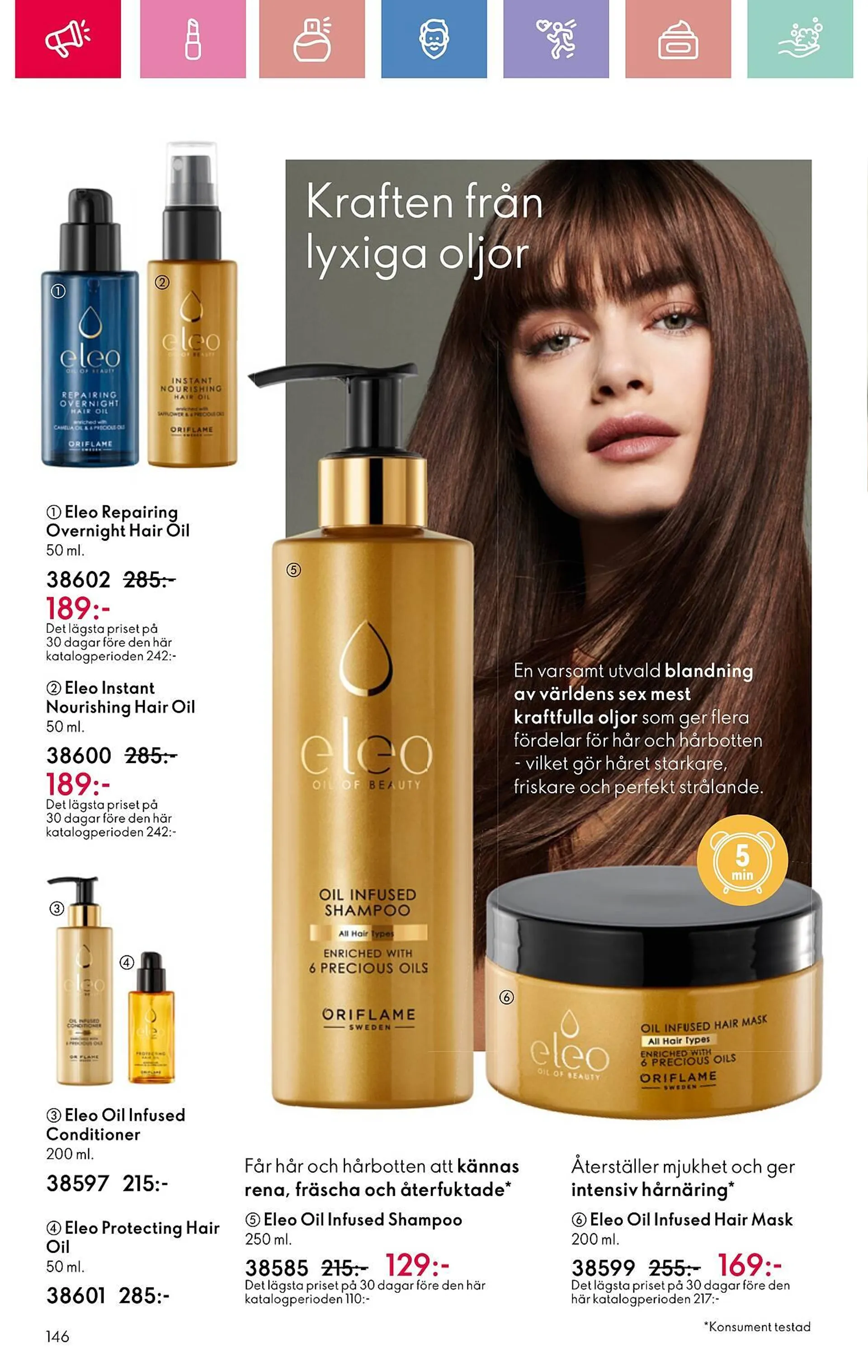 Oriflame reklamblad från 3 januari till 22 januari 2025 - Reklamblad sidor 146