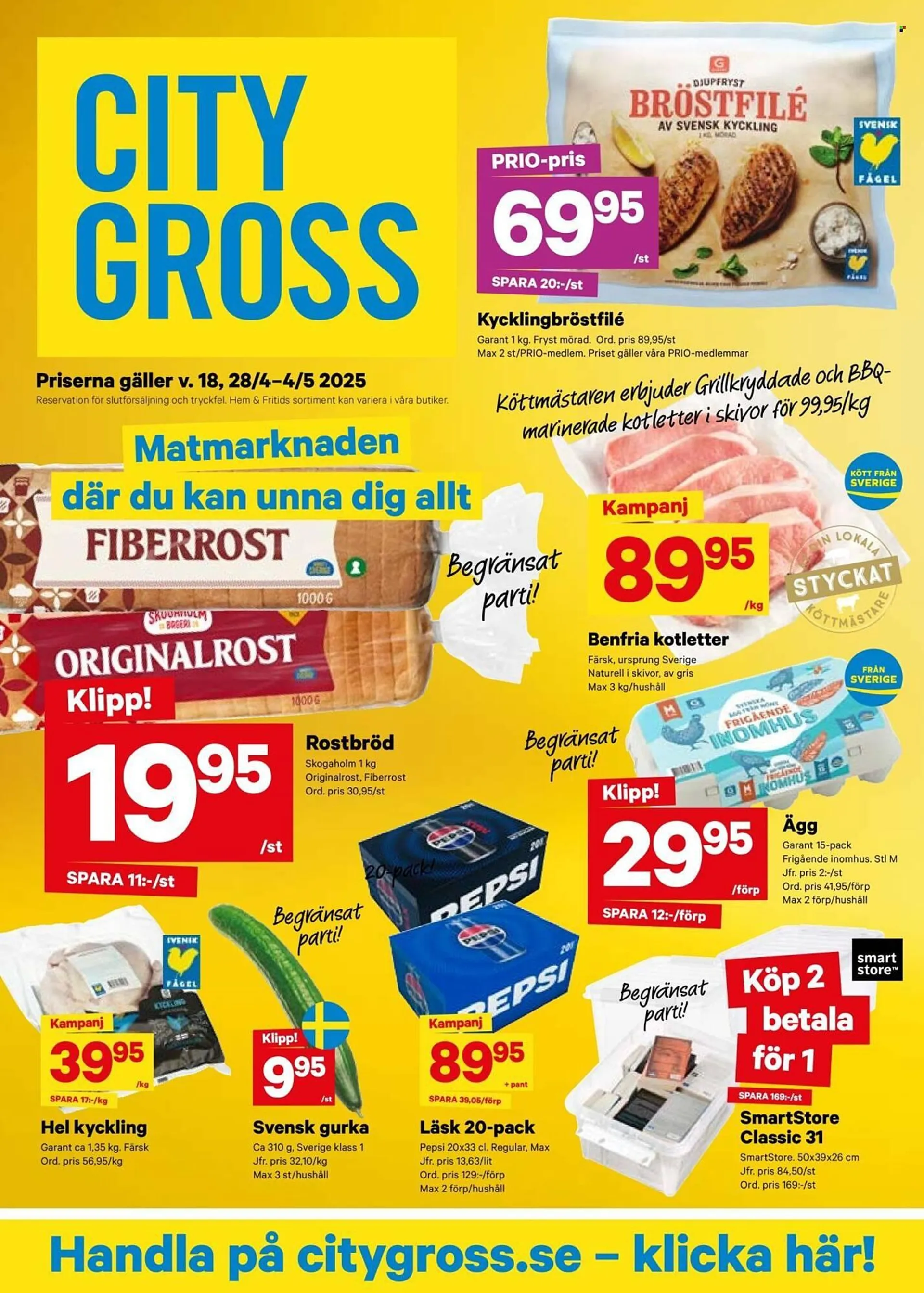 City Gross reklamblad - 1