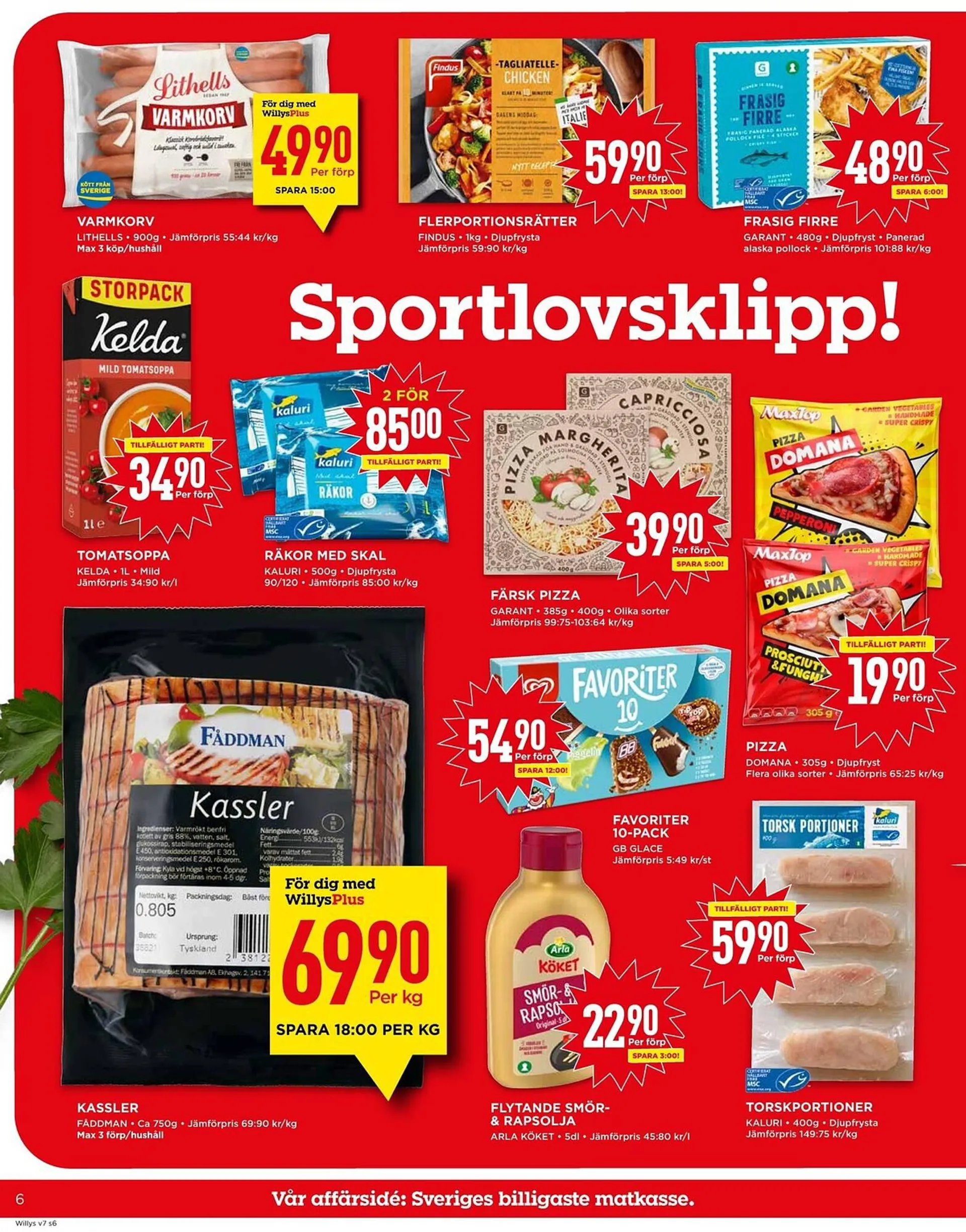 Willys reklamblad från 12 februari till 18 februari 2024 - Reklamblad sidor 6