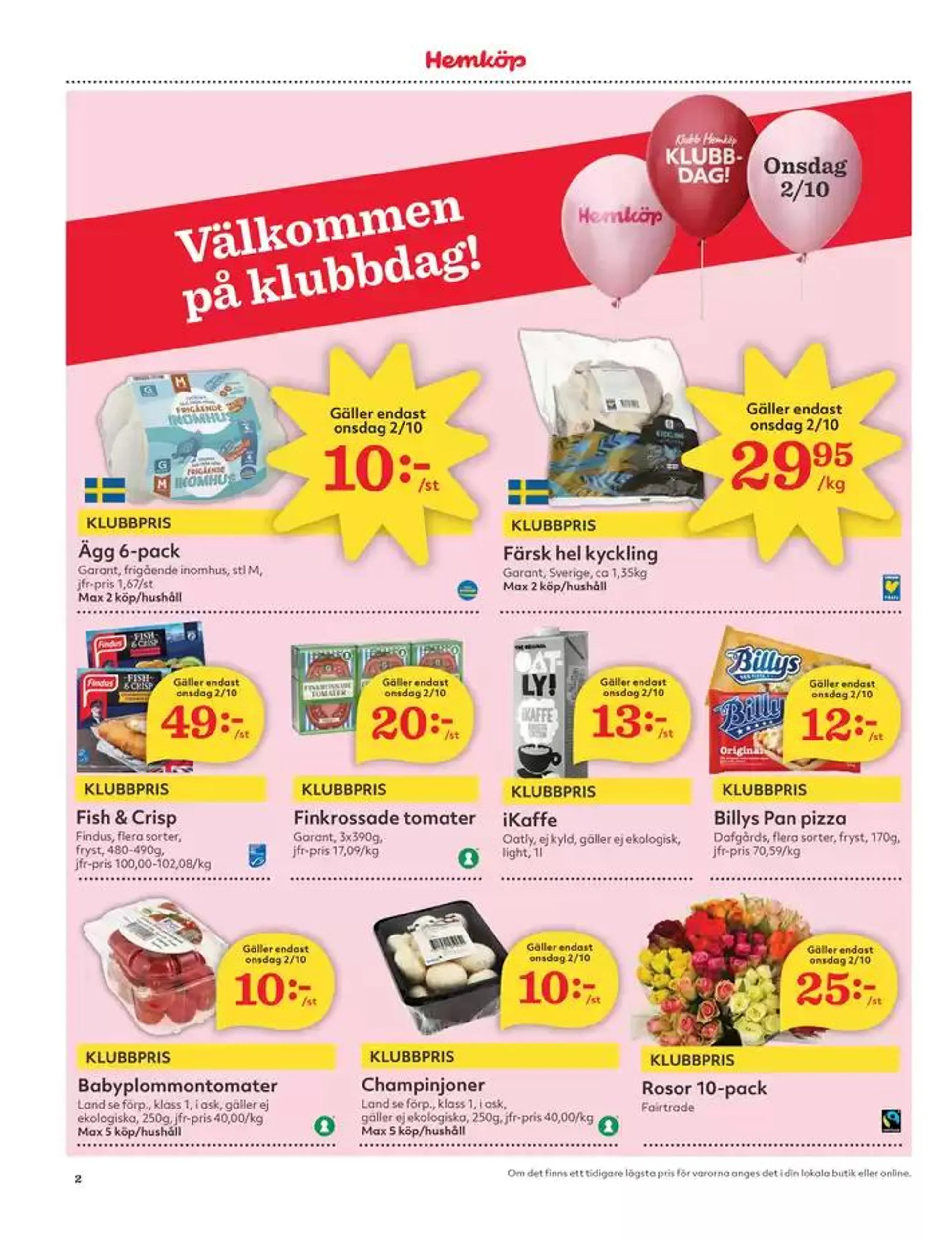 Aktuella deals och erbjudanden från 30 september till 6 oktober 2024 - Reklamblad sidor 2