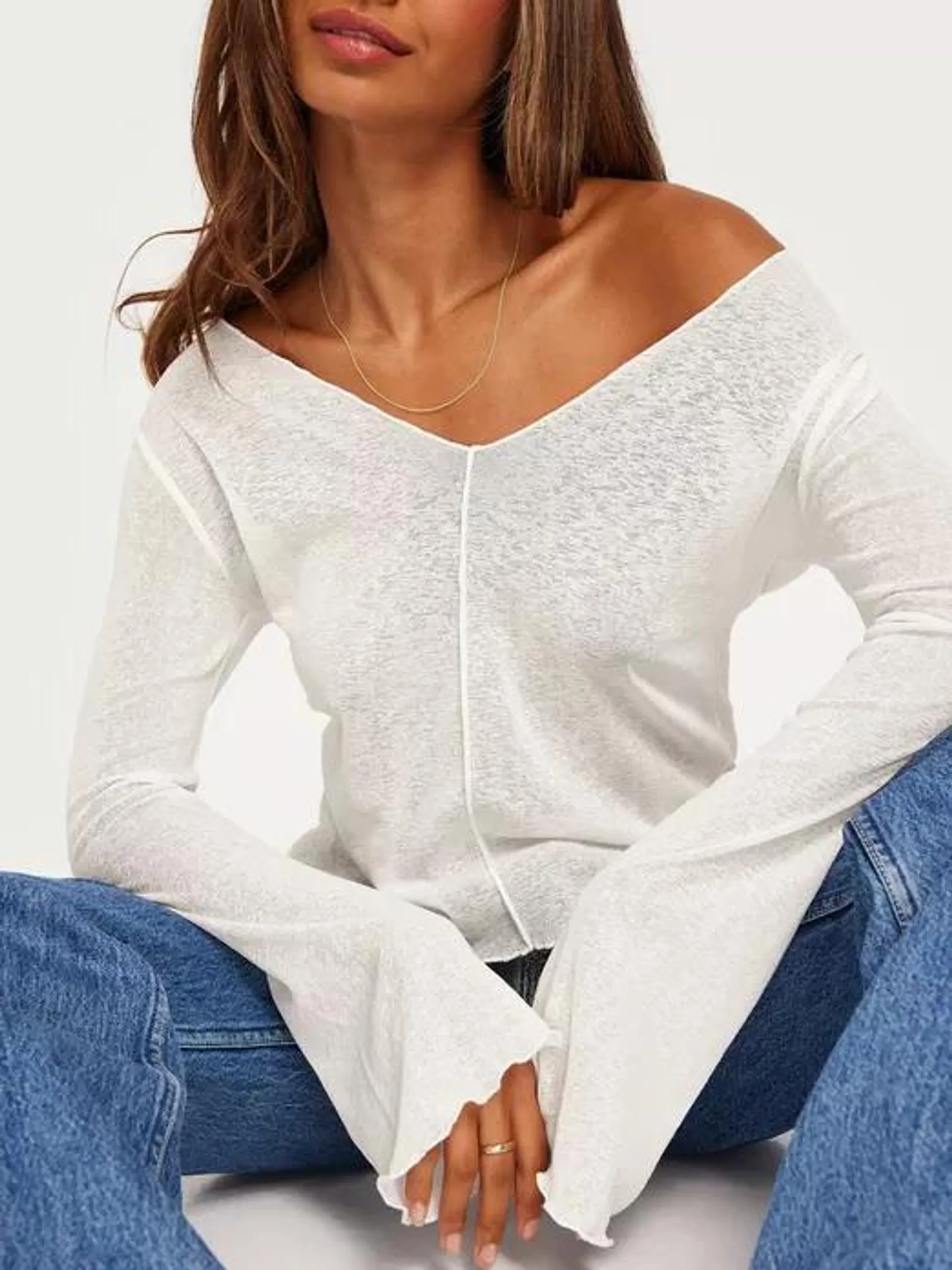 Loose Slouchy Sheer Top