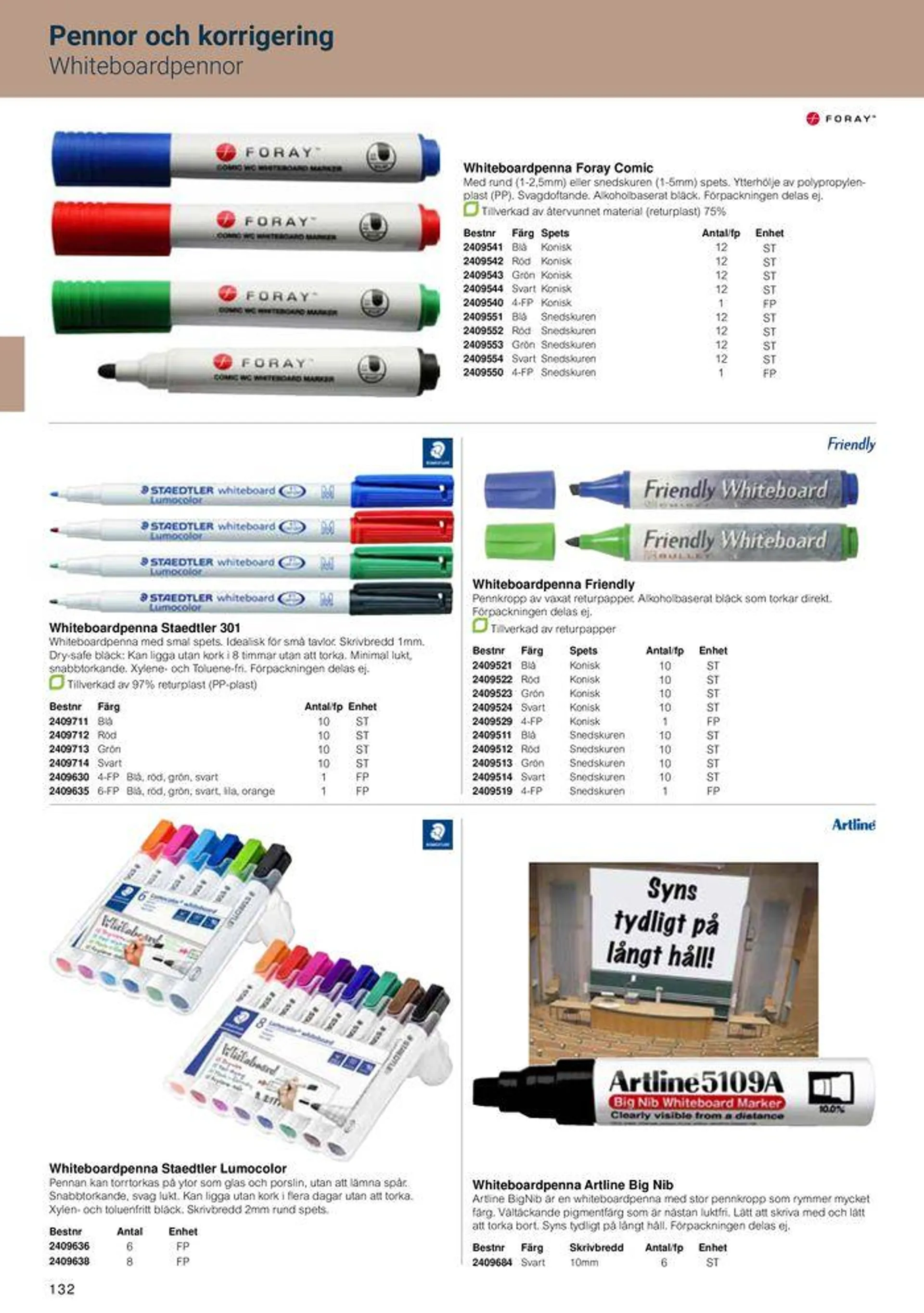 Office Depot - Kontorskatalog 2024 från 6 maj till 31 december 2024 - Reklamblad sidor 134