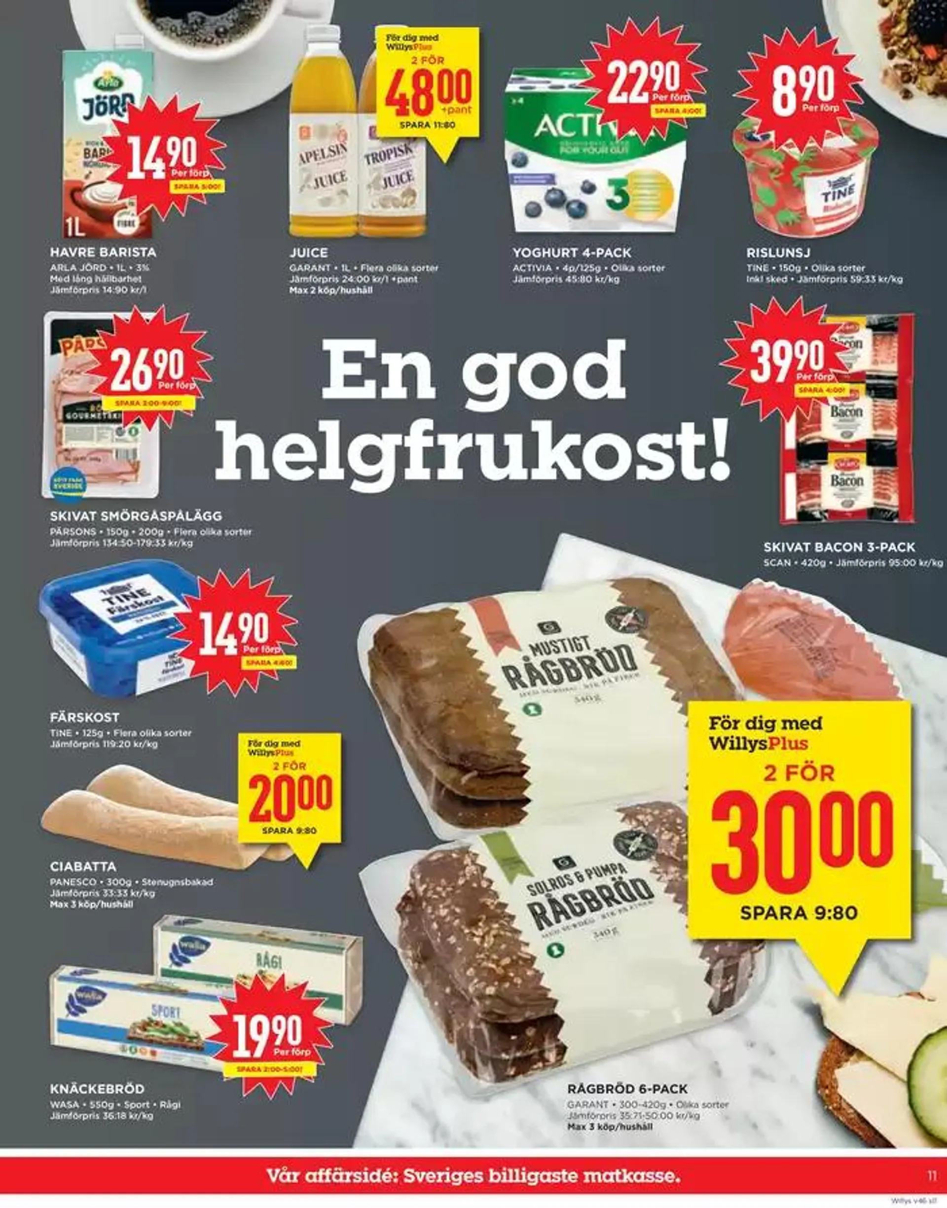 Exklusiva deals för våra kunder från 11 november till 17 november 2024 - Reklamblad sidor 11