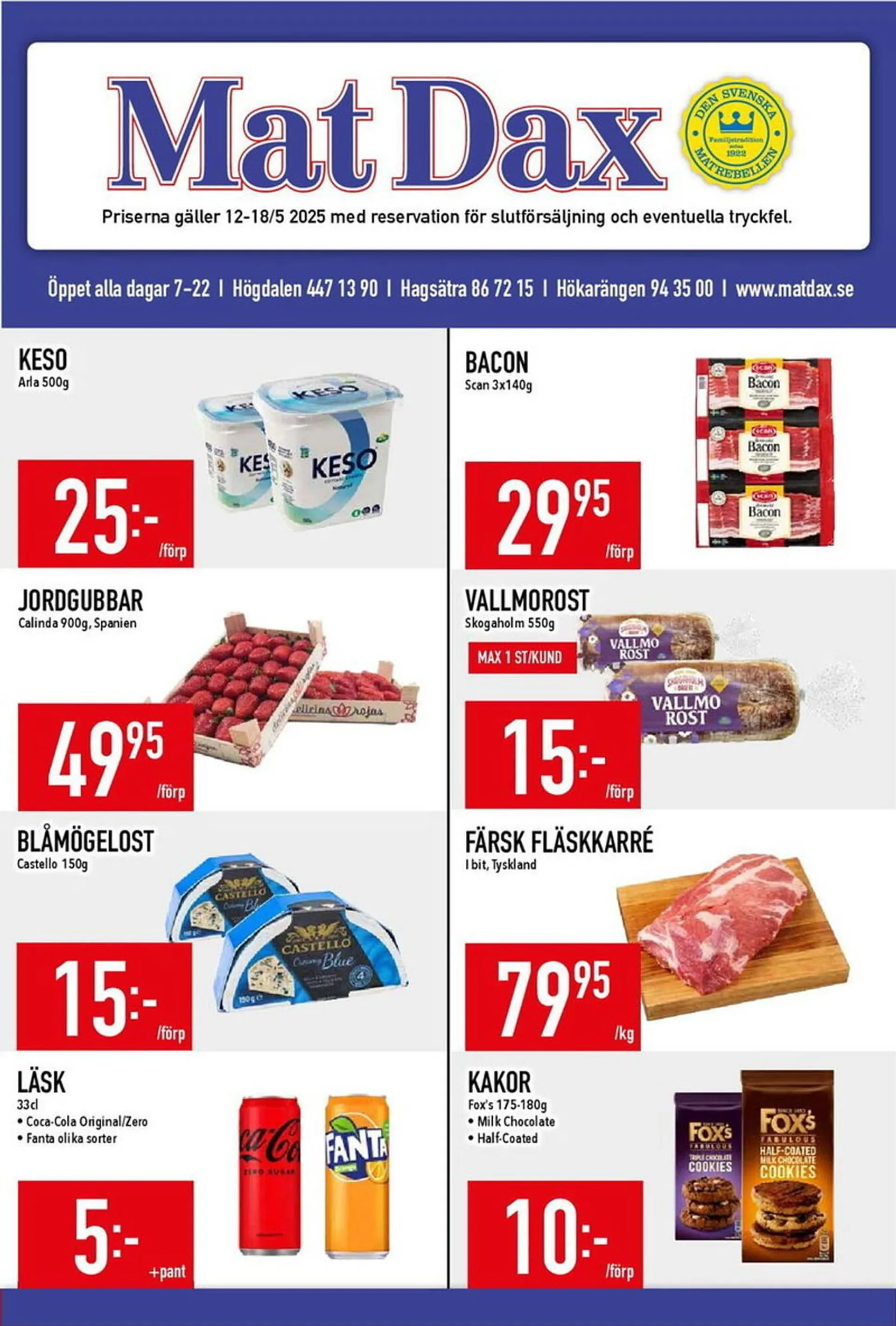 Matdax reklamblad - 1