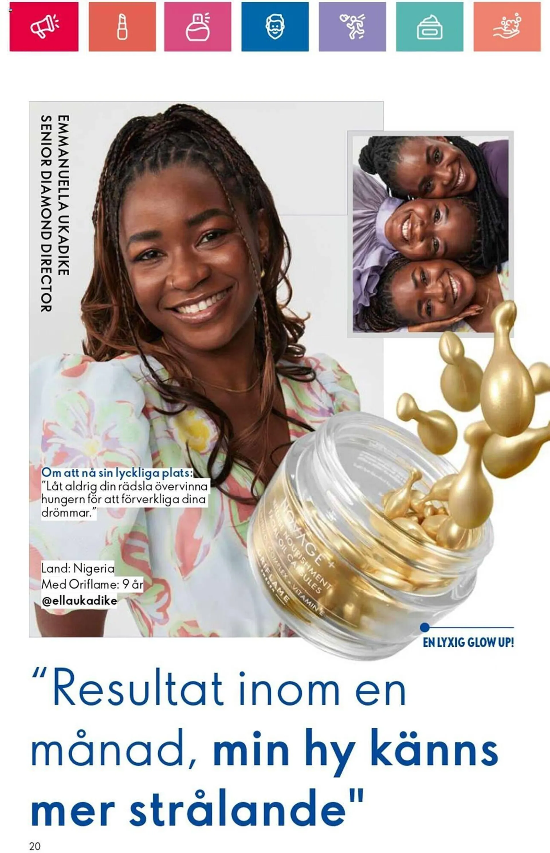 Oriflame reklamblad från 3 oktober till 23 oktober 2024 - Reklamblad sidor 20