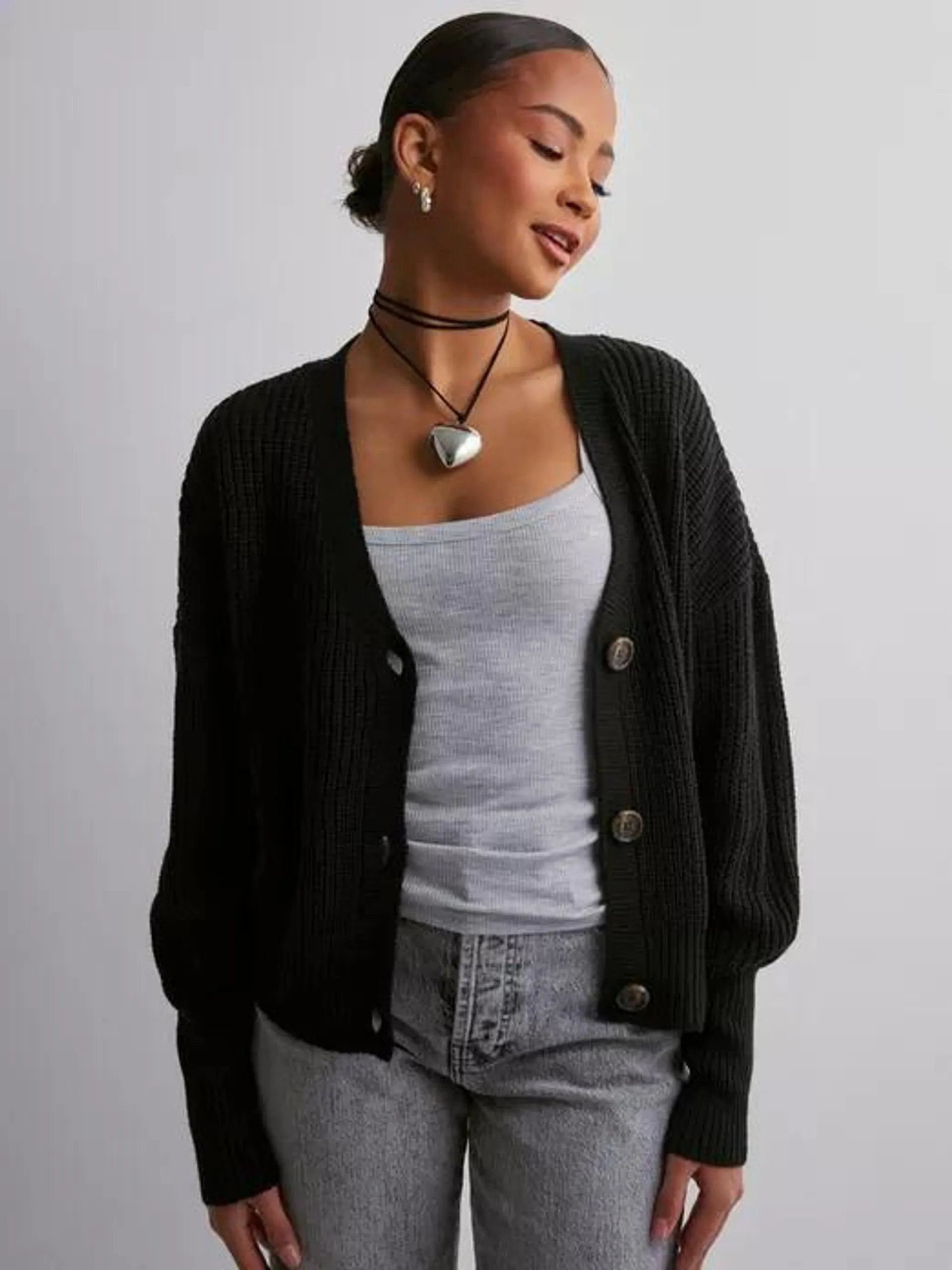 VMLEA LS V-NECK CUFF CARDIGAN NOOS