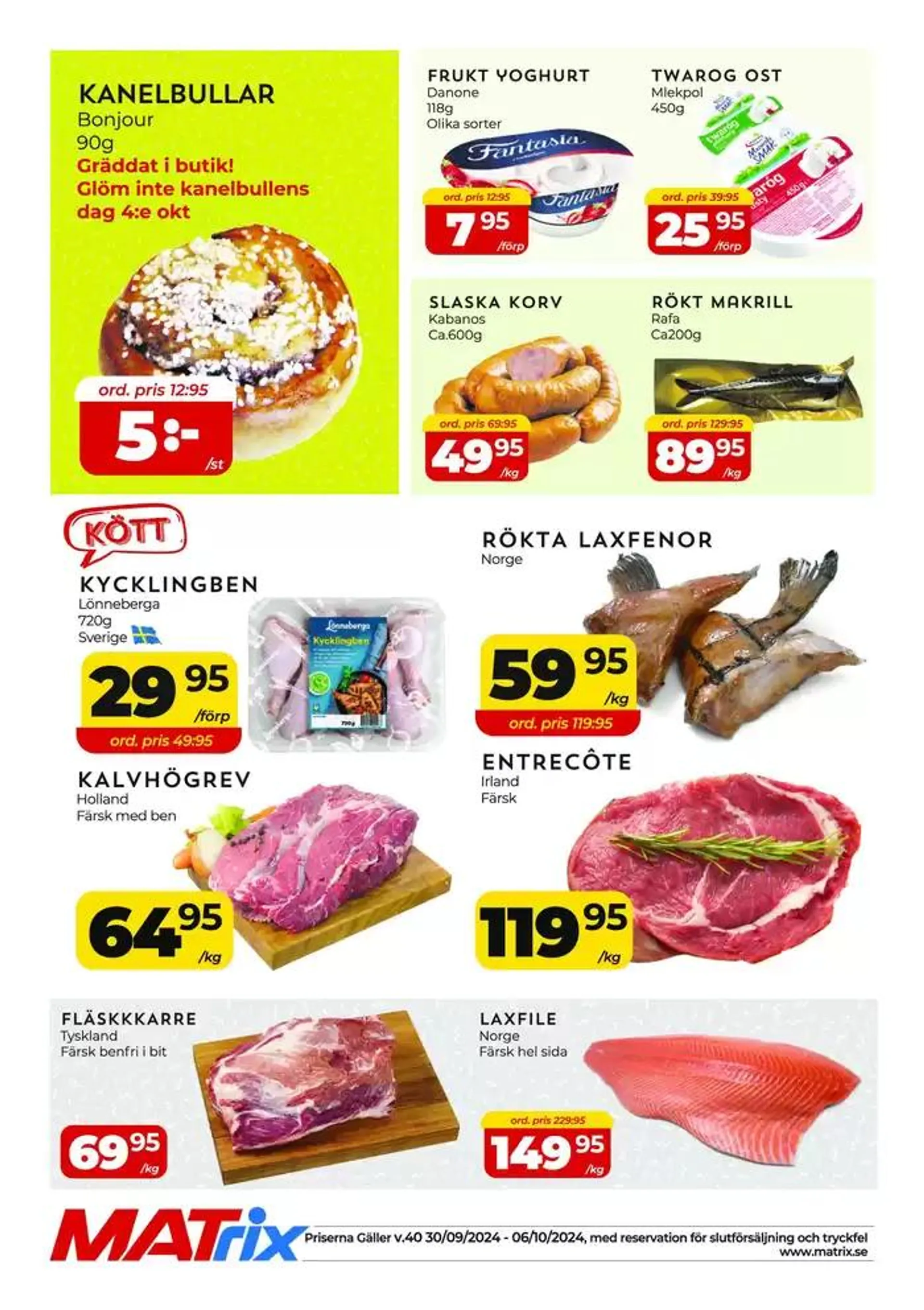 Matrix Veckans Annons från 4 oktober till 18 oktober 2024 - Reklamblad sidor 3