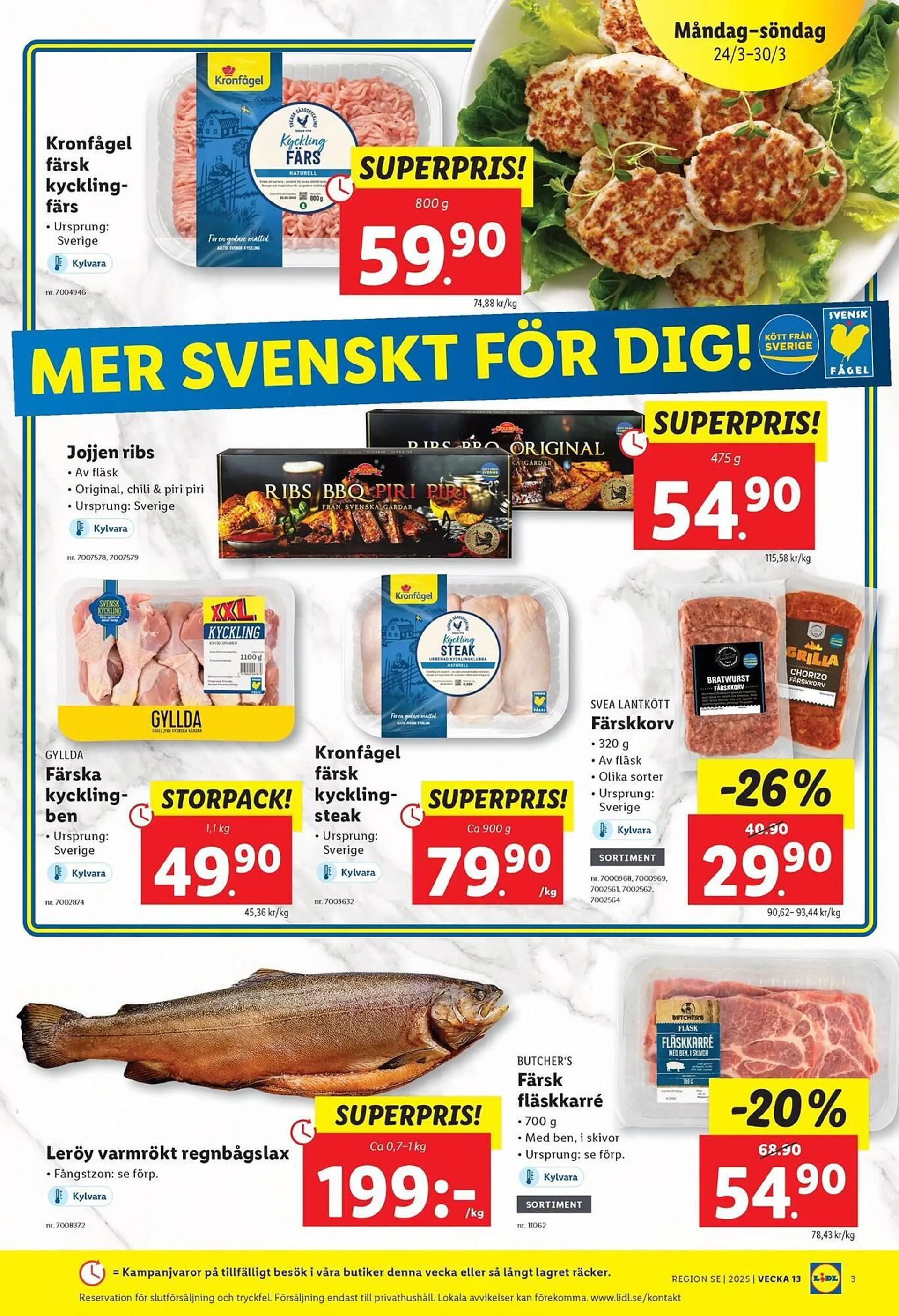 Lidl reklamblad från 24 mars till 30 mars 2025 - Reklamblad sidor 3