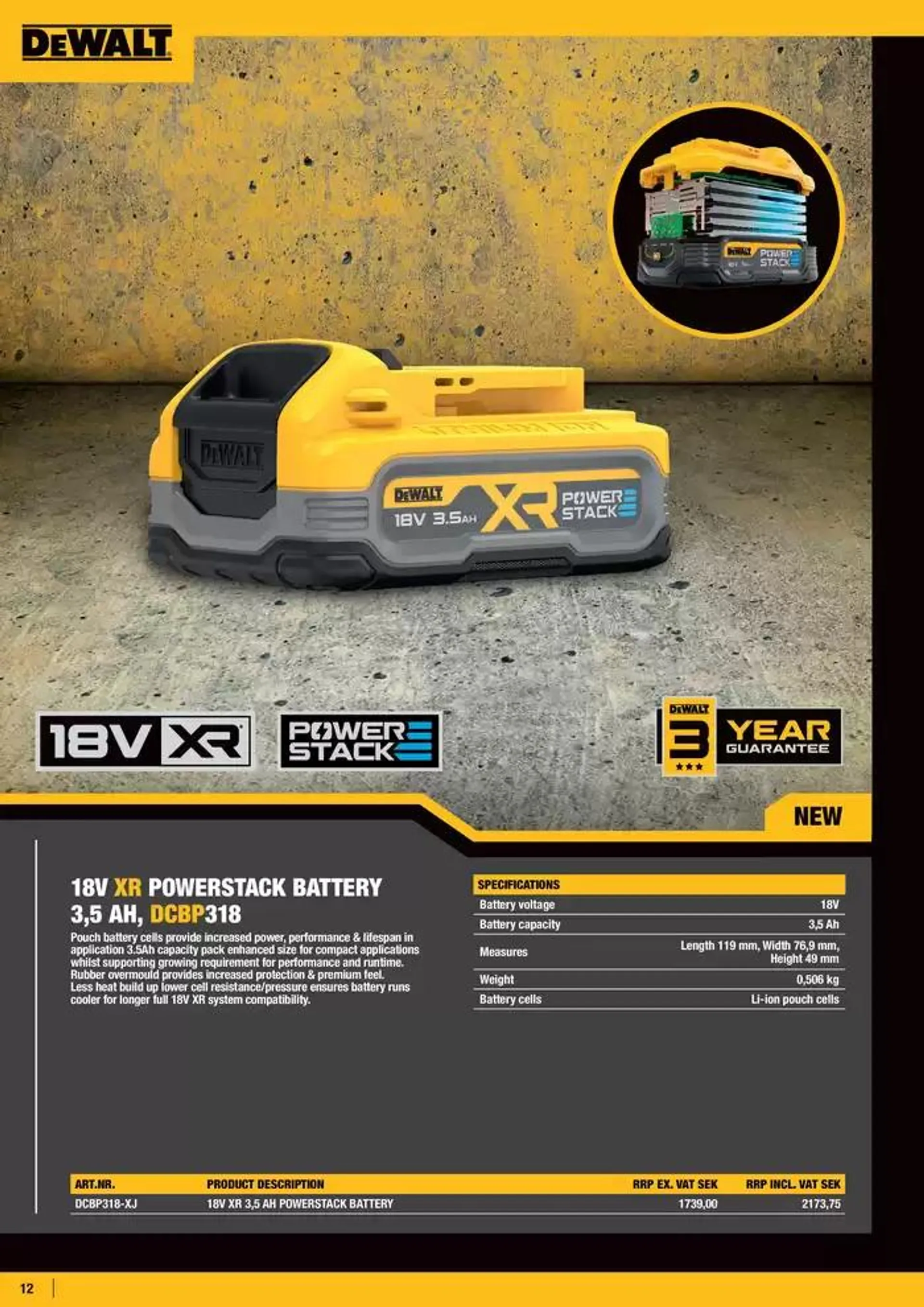 Dewalt reklamblad från 28 september till 12 oktober 2024 - Reklamblad sidor 12