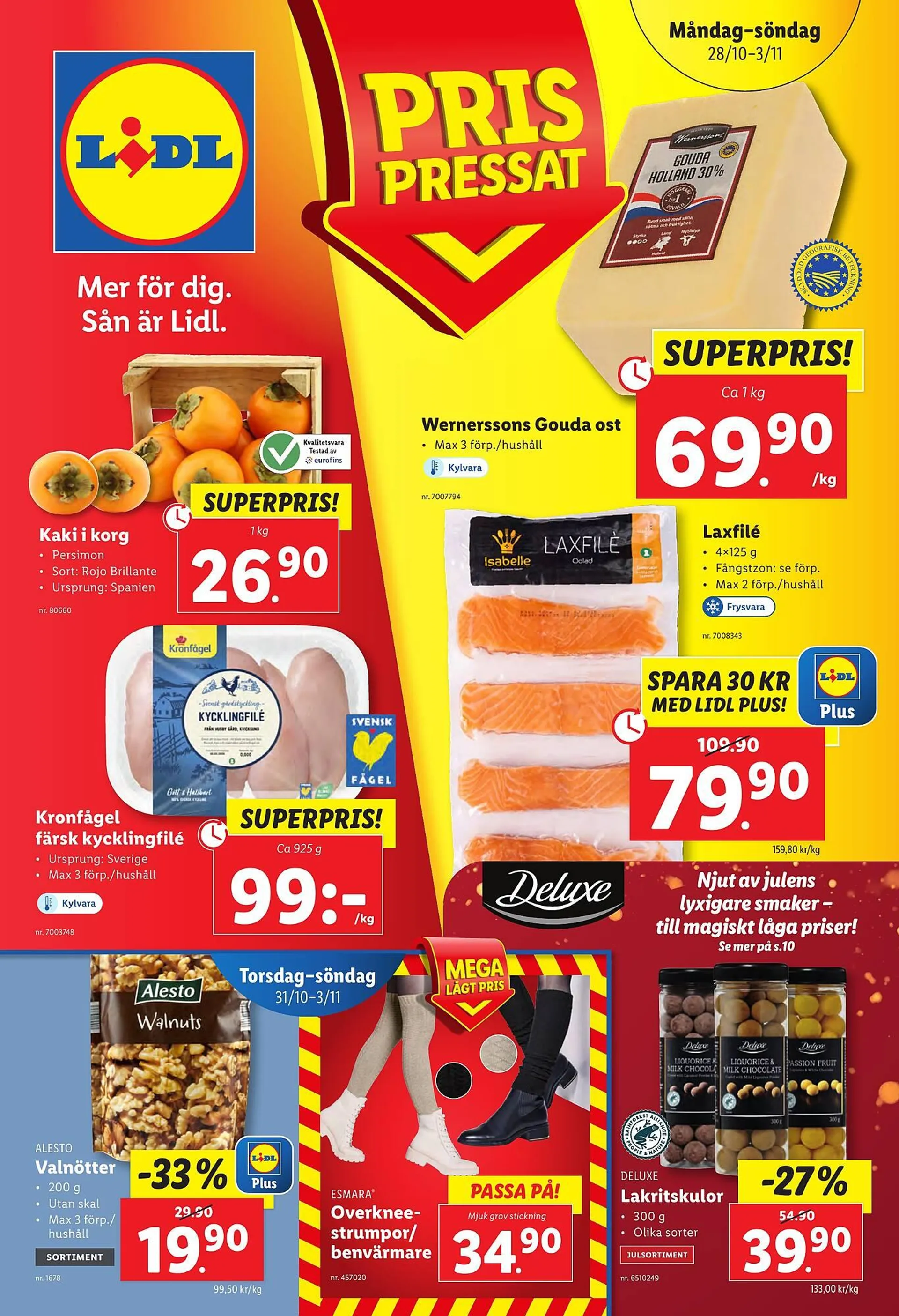 Lidl reklamblad från 28 oktober till 3 november 2024 - Reklamblad sidor 1