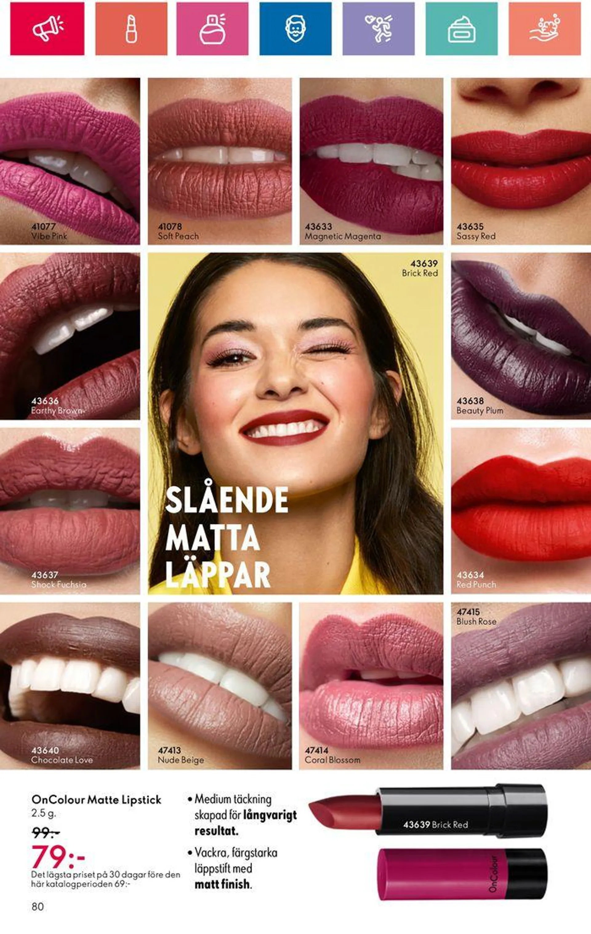 Oriflame reklamblad från 30 maj till 13 juni 2024 - Reklamblad sidor 80