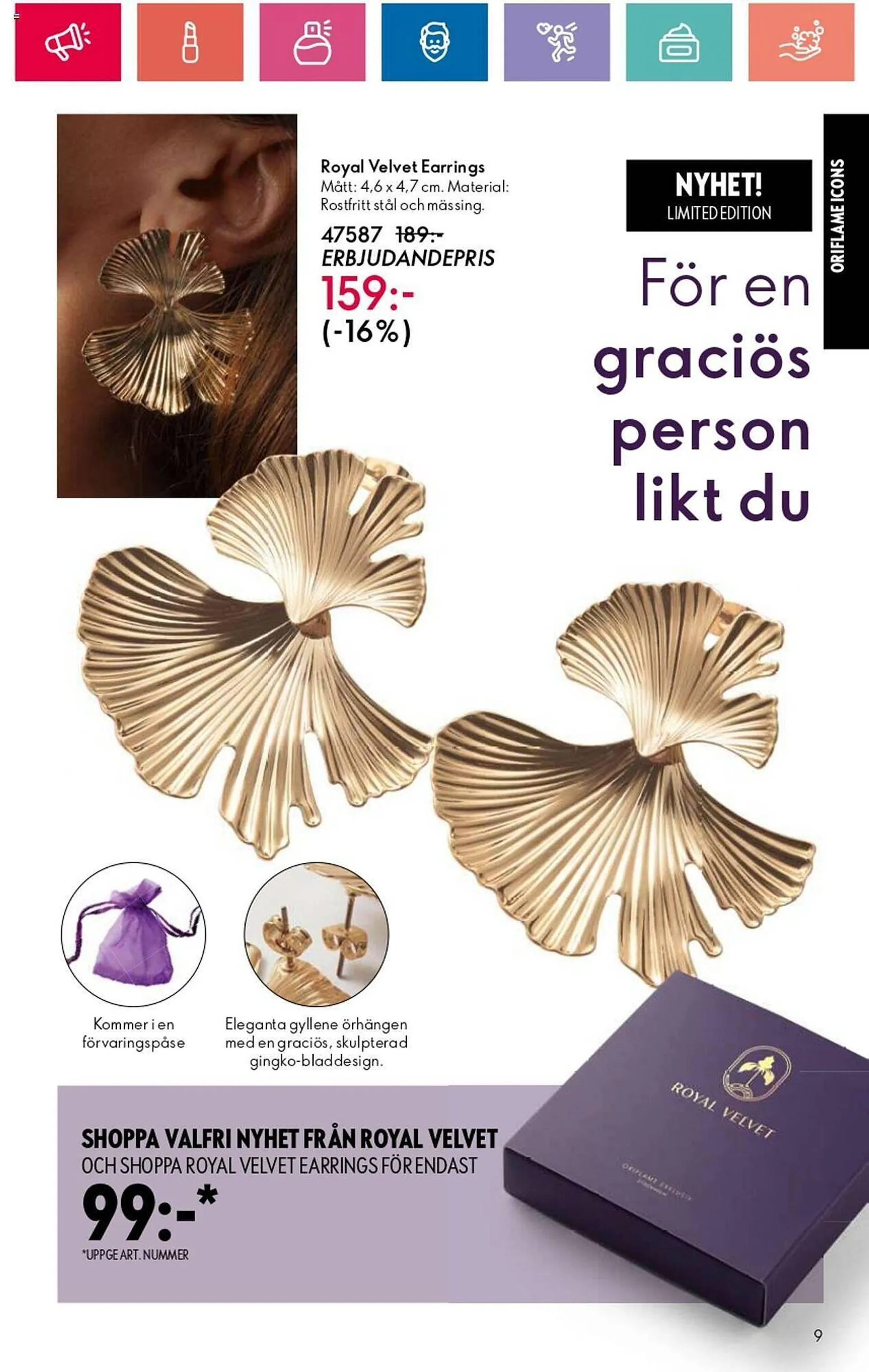 Oriflame reklamblad från 3 oktober till 23 oktober 2024 - Reklamblad sidor 9