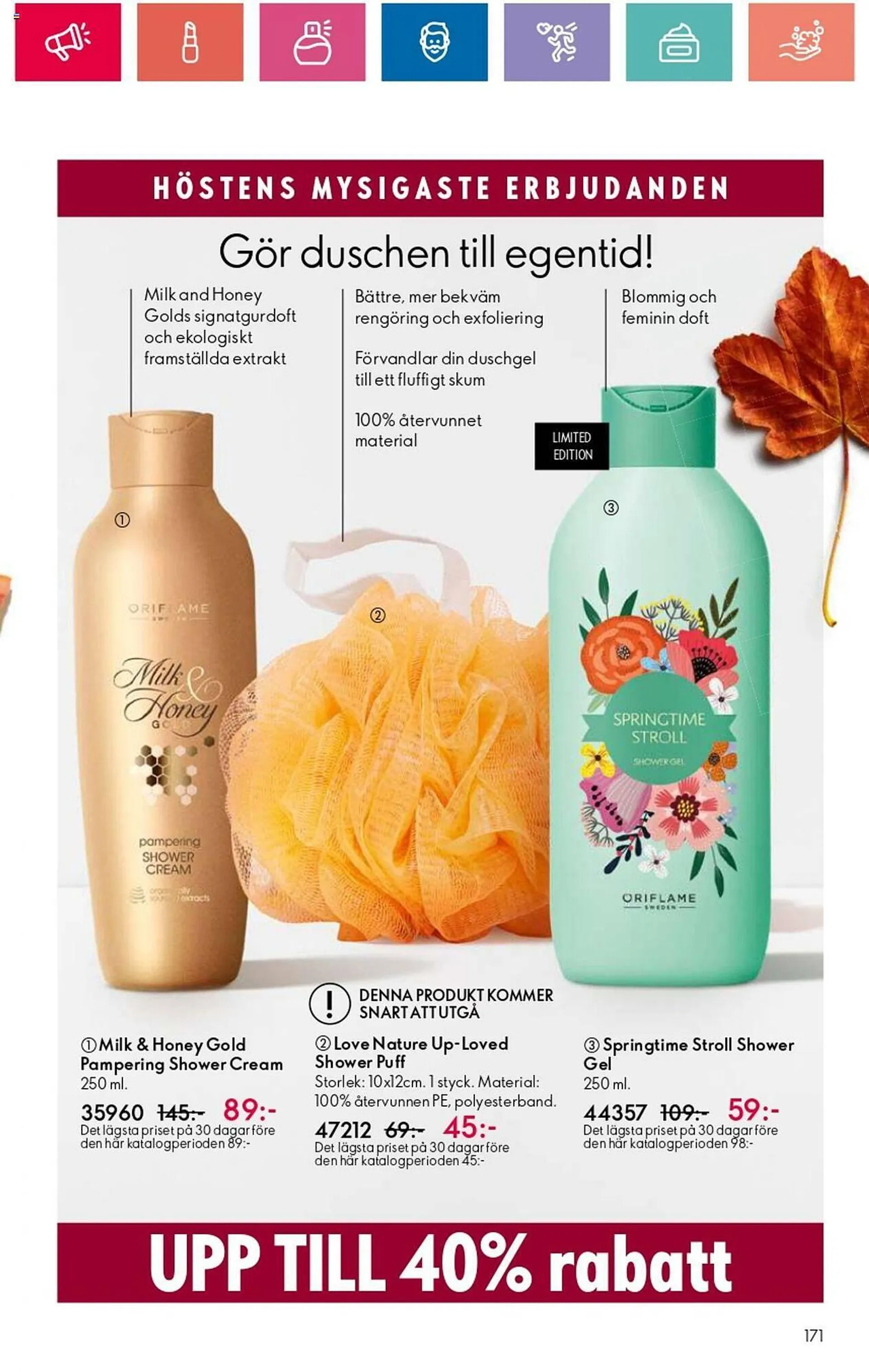 Oriflame reklamblad från 12 september till 2 oktober 2024 - Reklamblad sidor 171