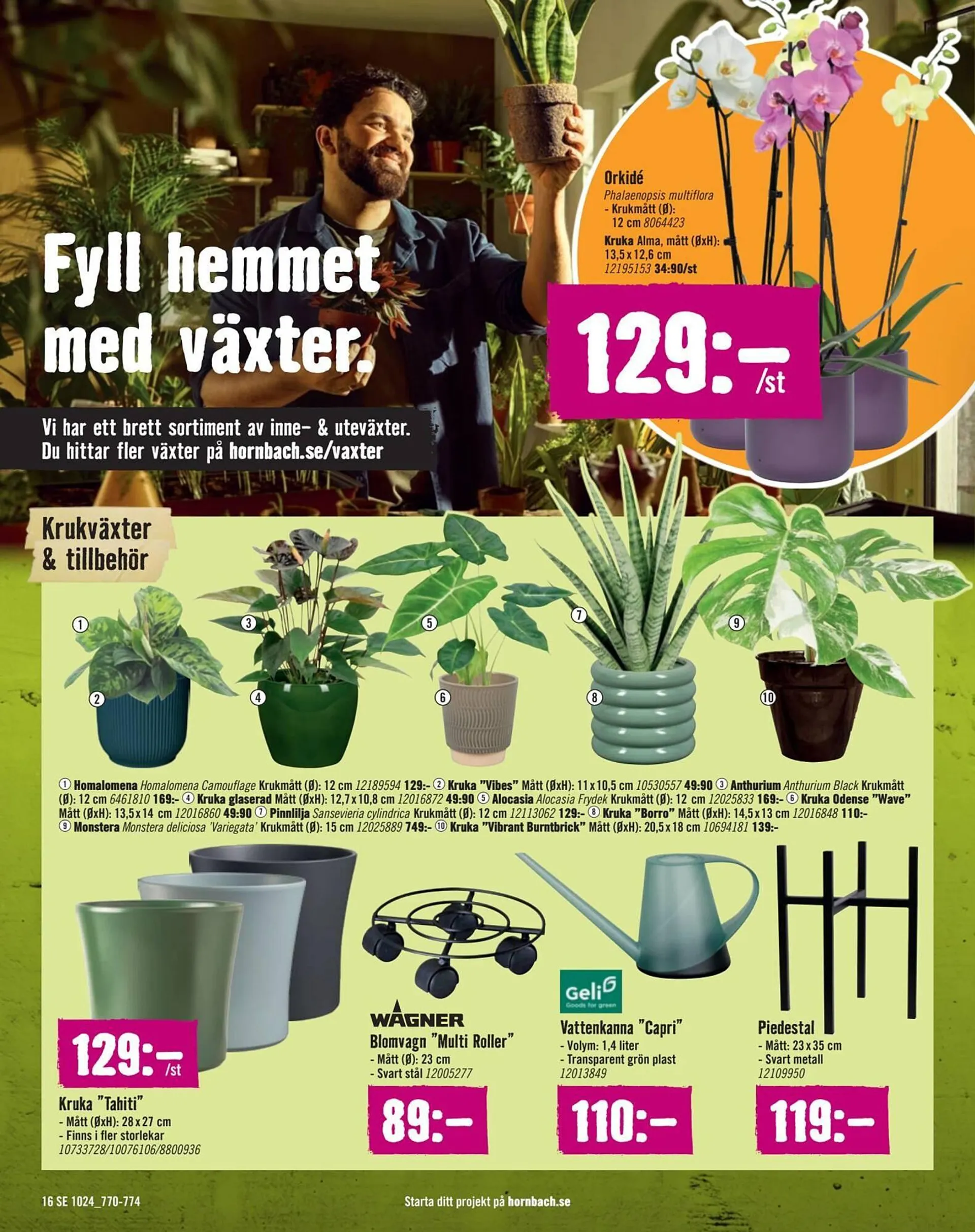 Hornbach reklamblad från 27 september till 23 oktober 2024 - Reklamblad sidor 16