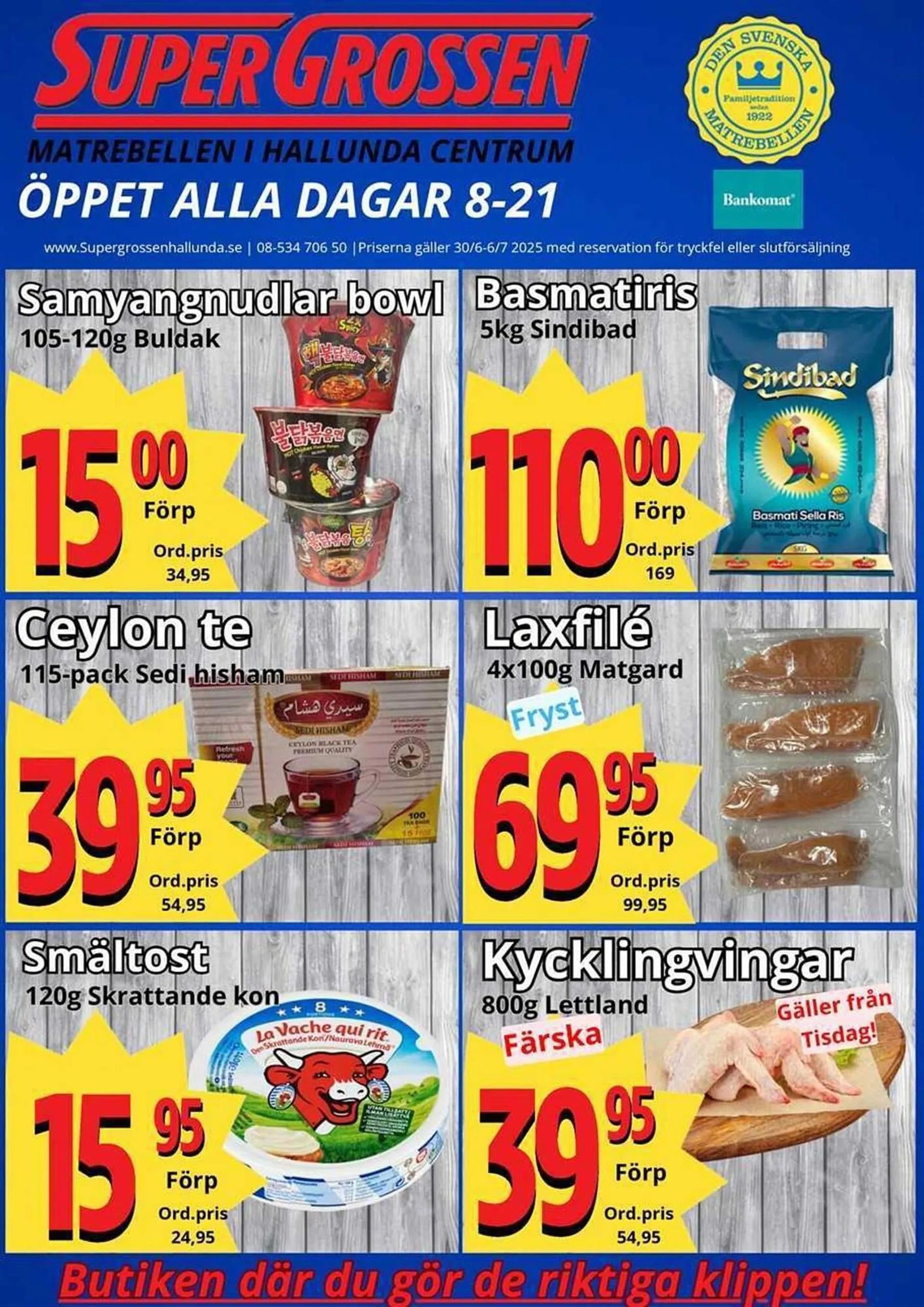 Supergrossen reklamblad - 1