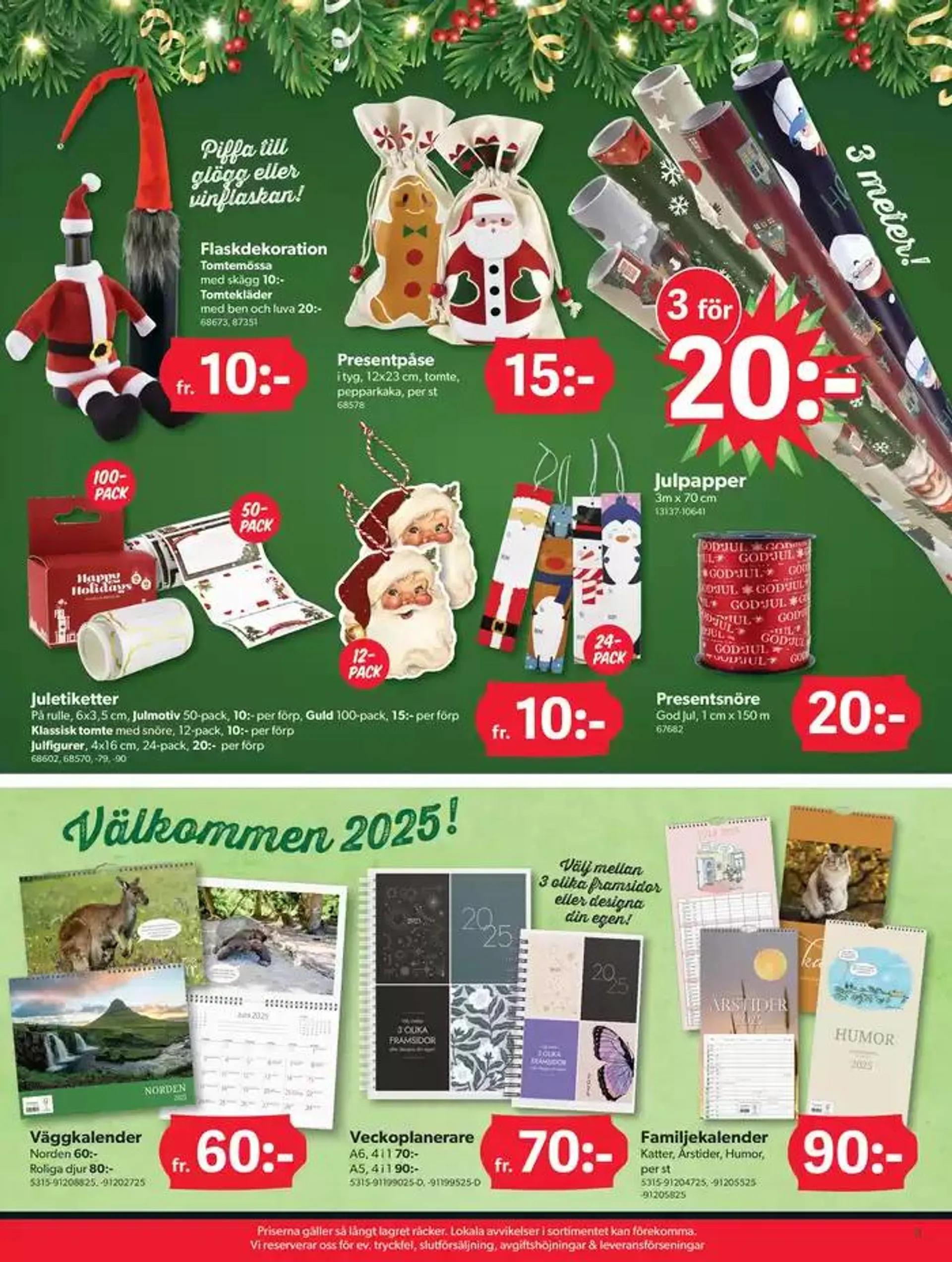 DollarStore Erbjudanden från 17 december till 31 december 2024 - Reklamblad sidor 9