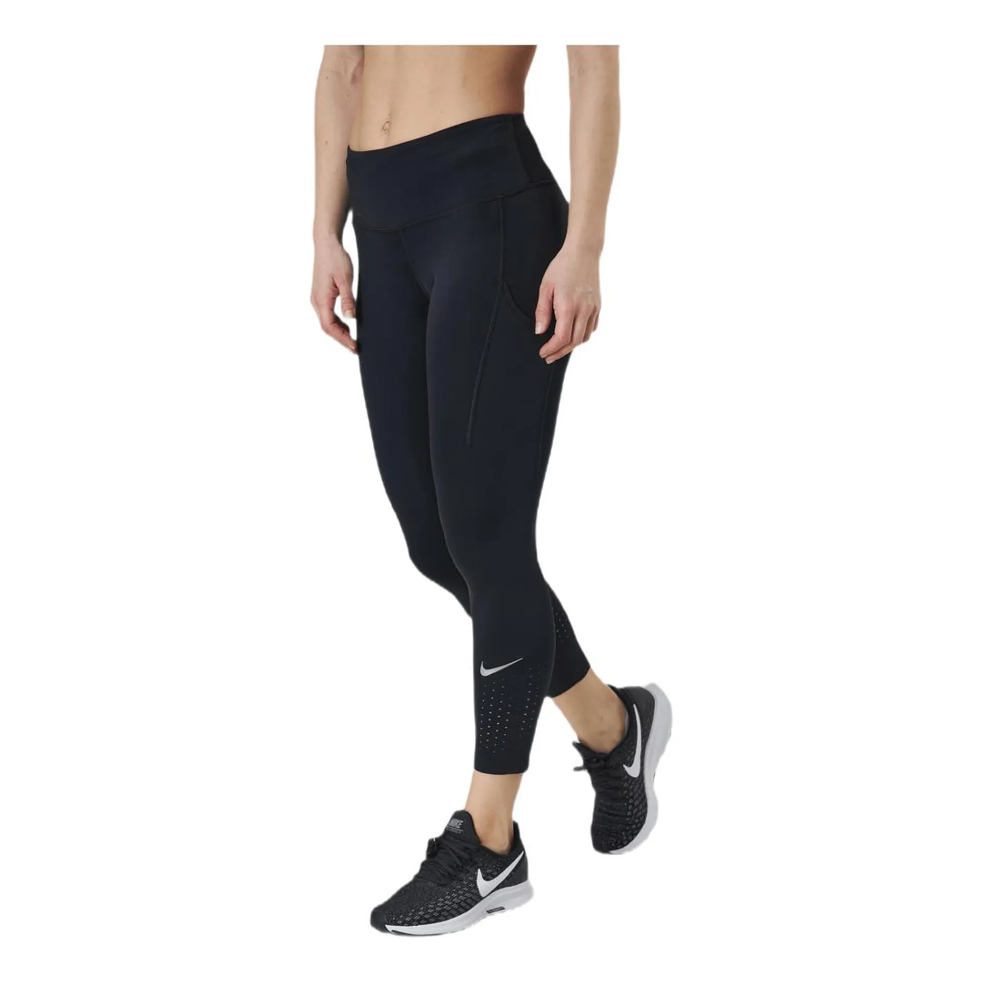 Epic Luxe Running Crop Black/Silver