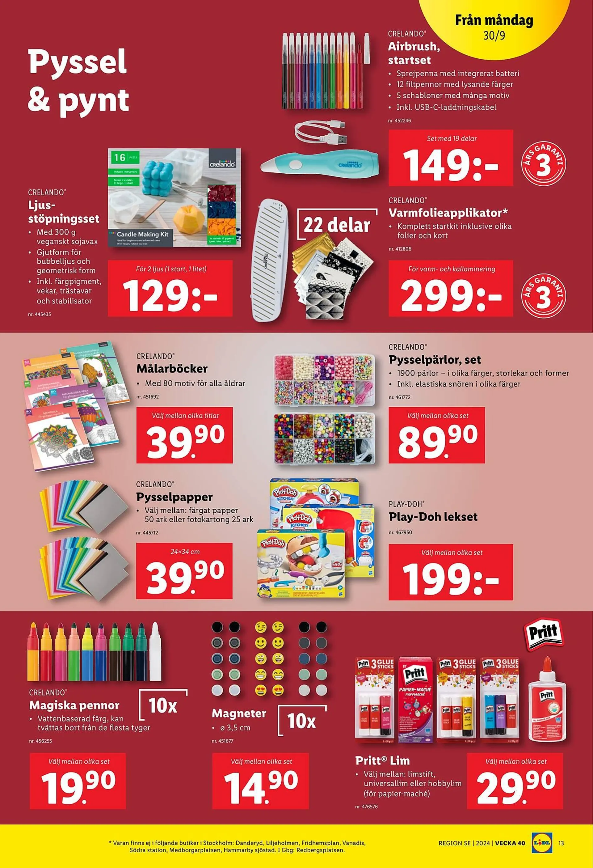 Lidl reklamblad från 30 september till 6 oktober 2024 - Reklamblad sidor 17