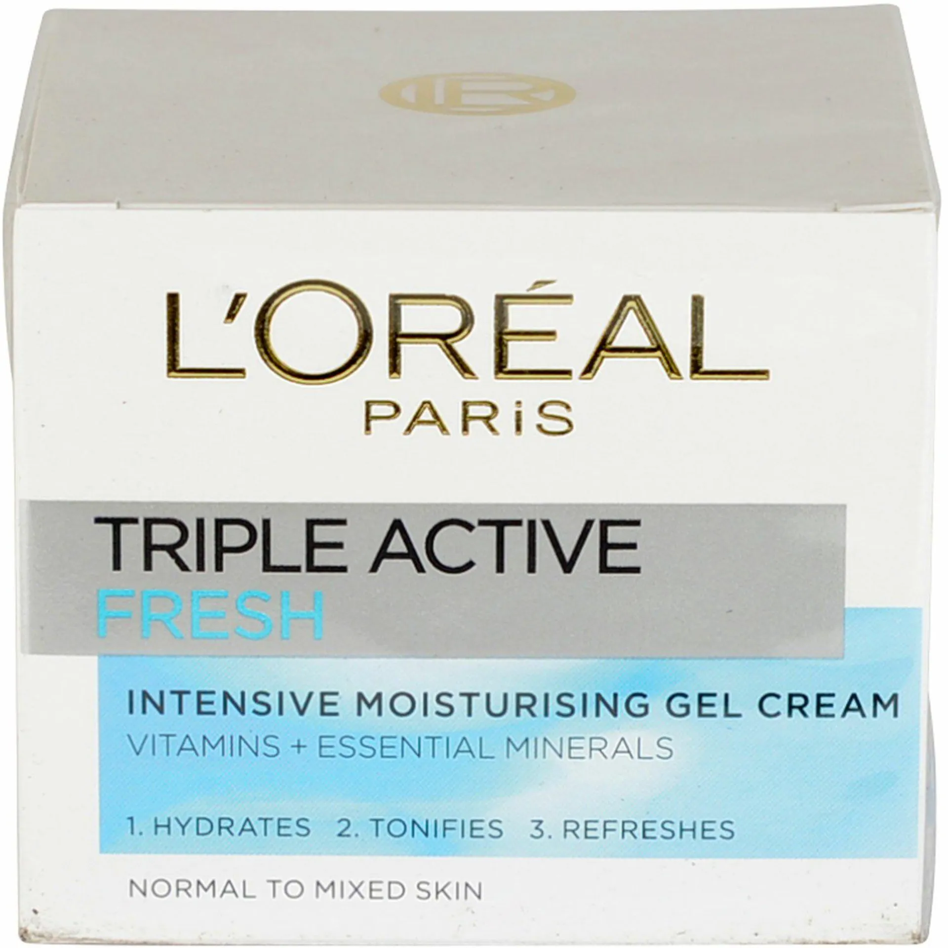 Ansiktscreme L'Oréal Paris Triple Active Fresh Intensive Moisturising Gel Cream Normal & mixed
